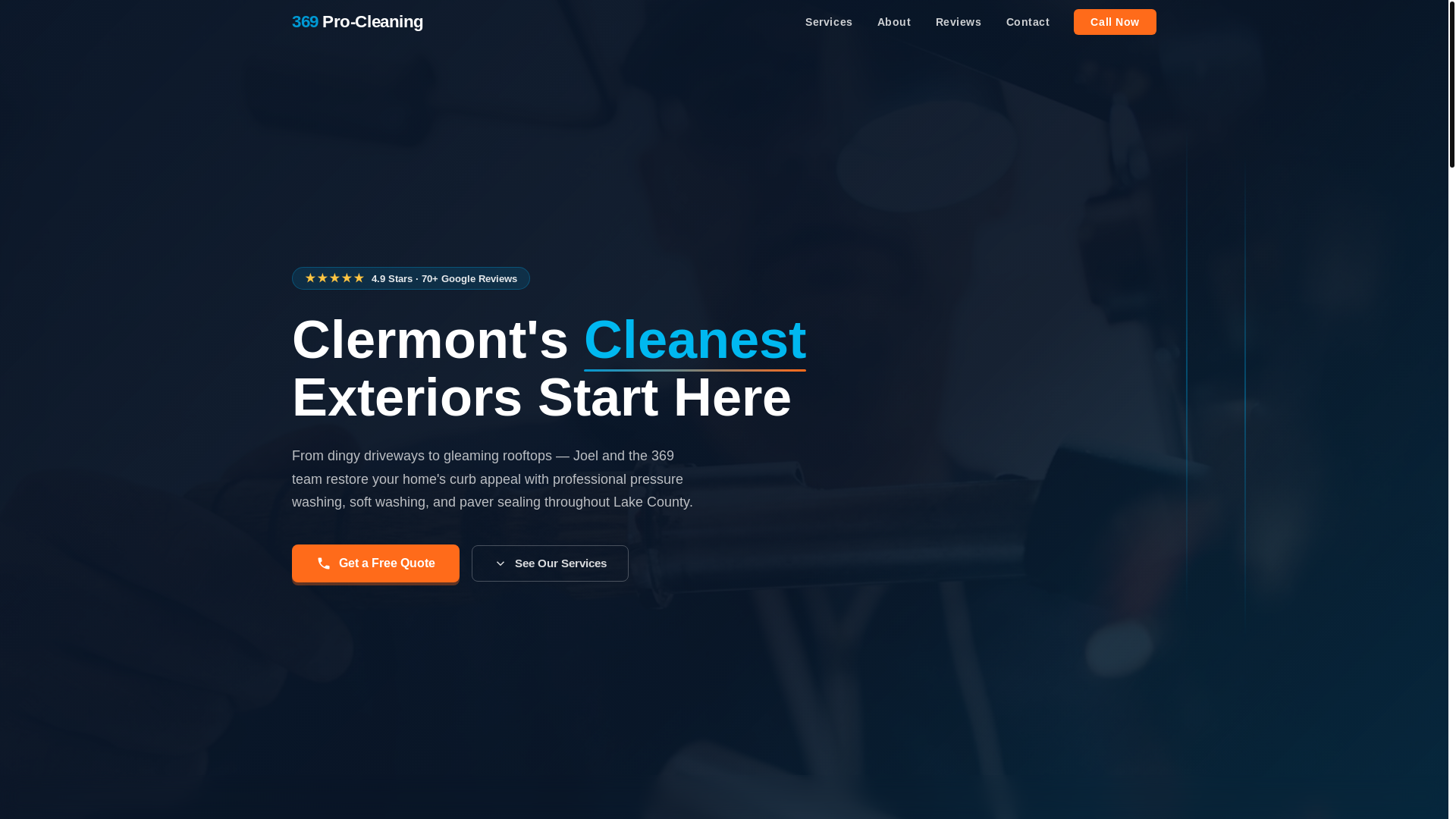 website screenshot of https://369-pro-cleaning.pages.dev/
