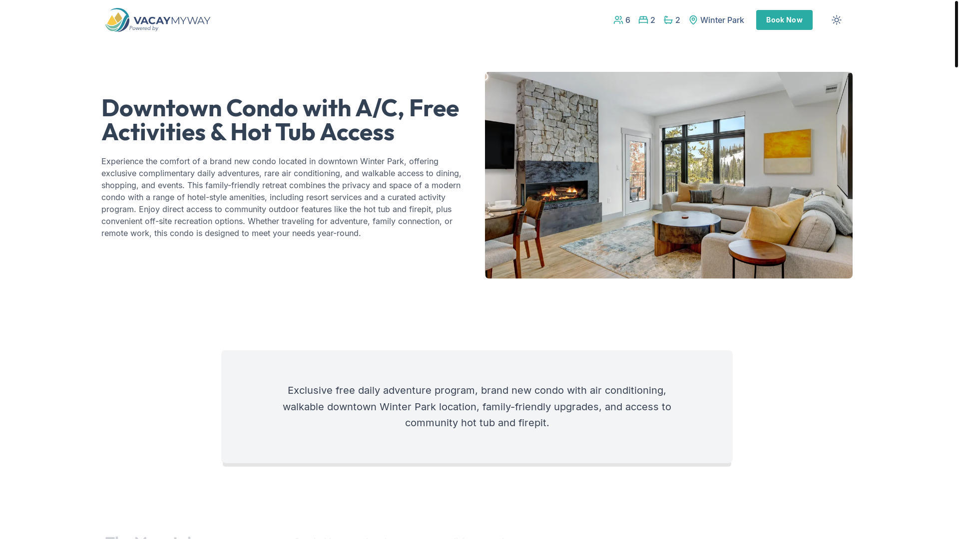 website screenshot of https://evergreenscape.villas/