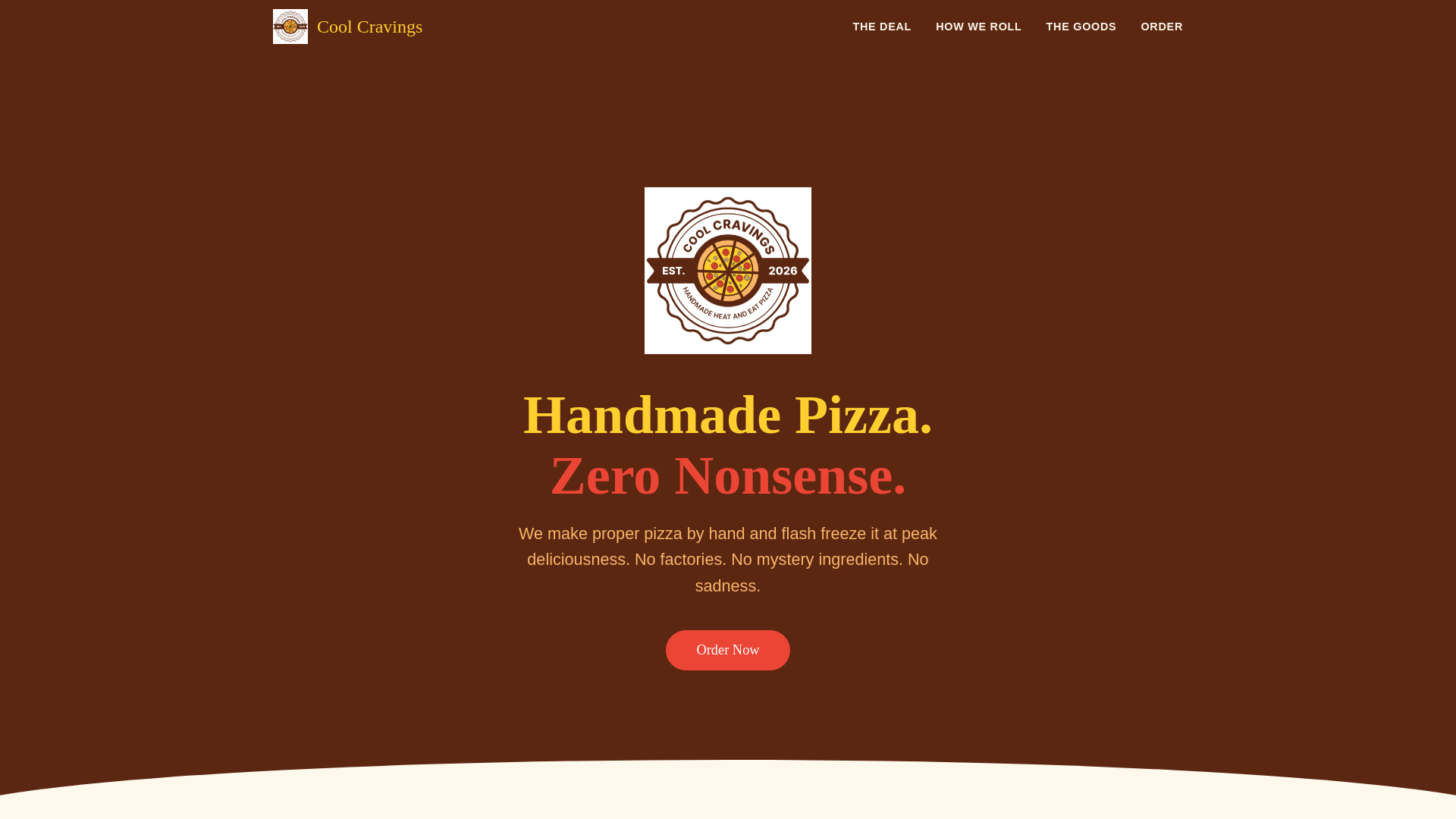 website screenshot of https://coolcravings.pages.dev/
