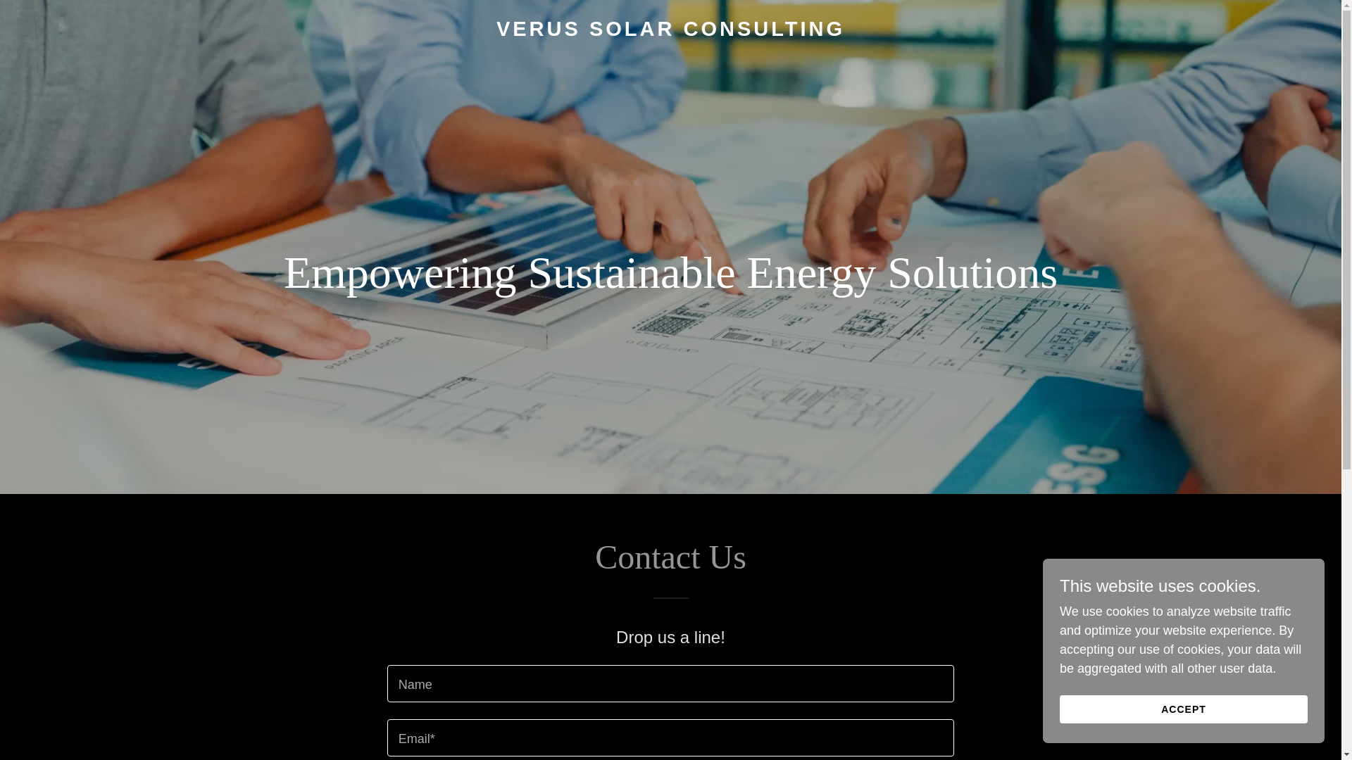 website screenshot of https://verusenergyco.info/