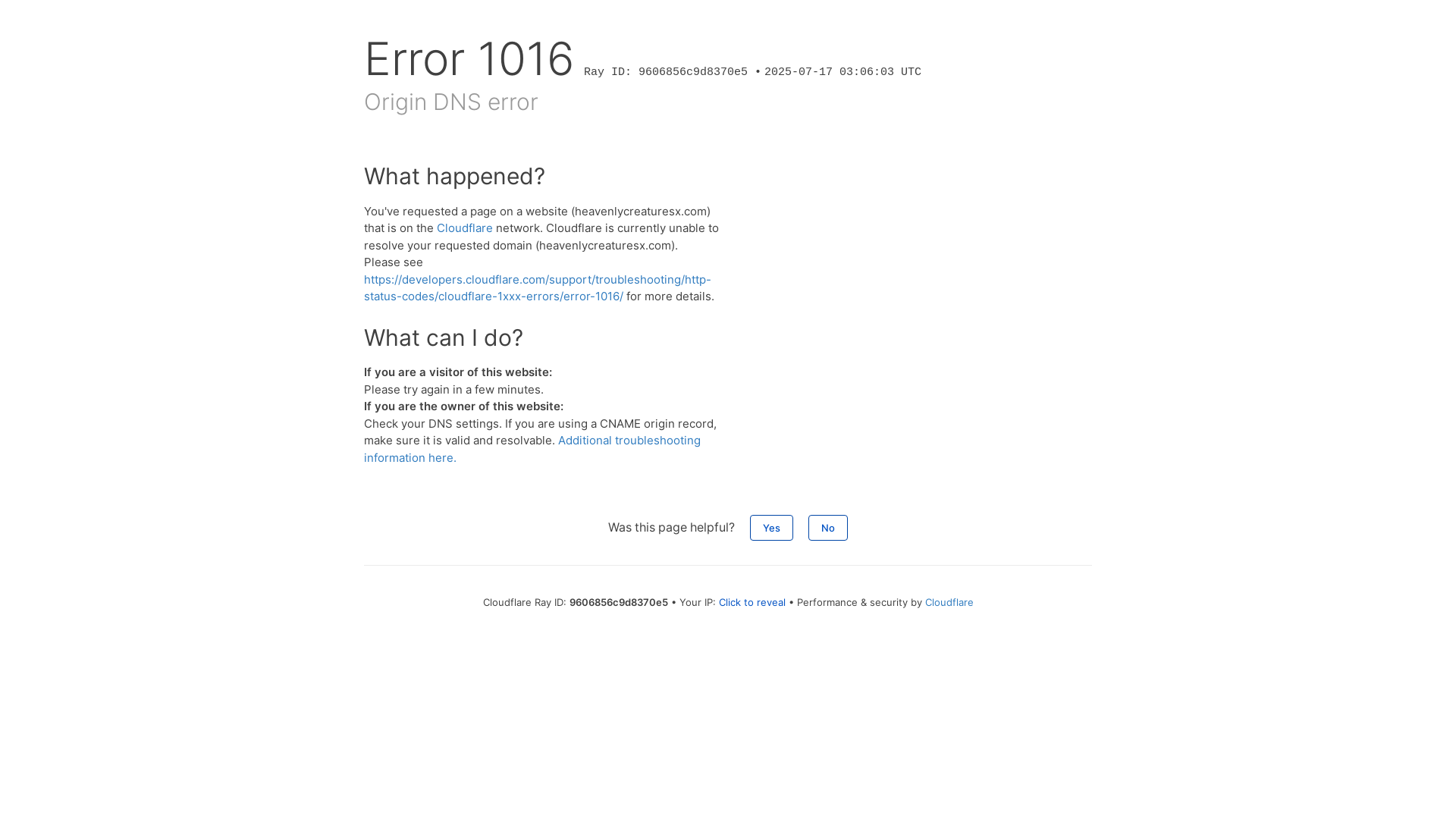 website screenshot of https://heavenlycreaturesx.com/