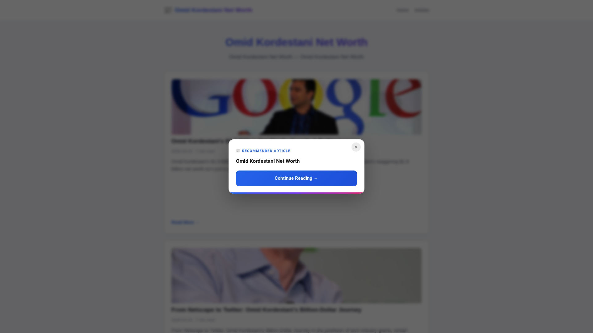 website screenshot of https://omid-kordestani-net-worth.pages.dev/