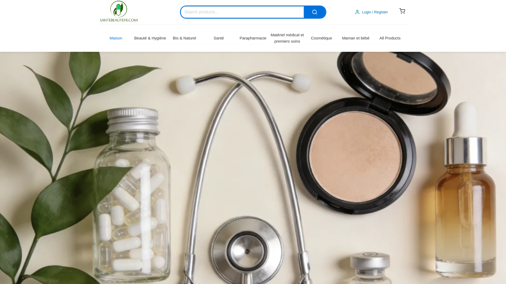 website screenshot of https://santebeautefr.com