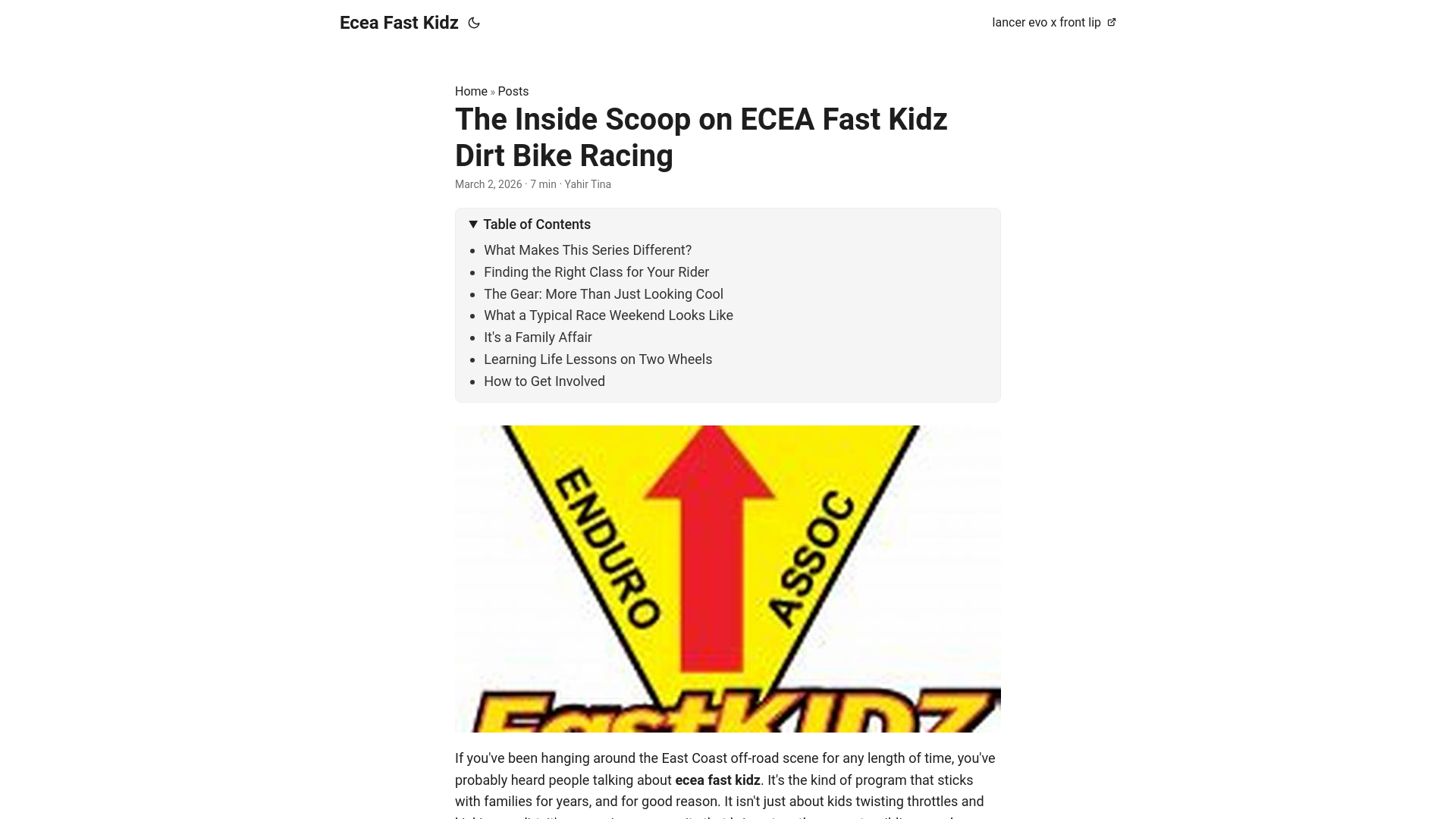 website screenshot of https://ecea-fast-kidz.pages.dev/