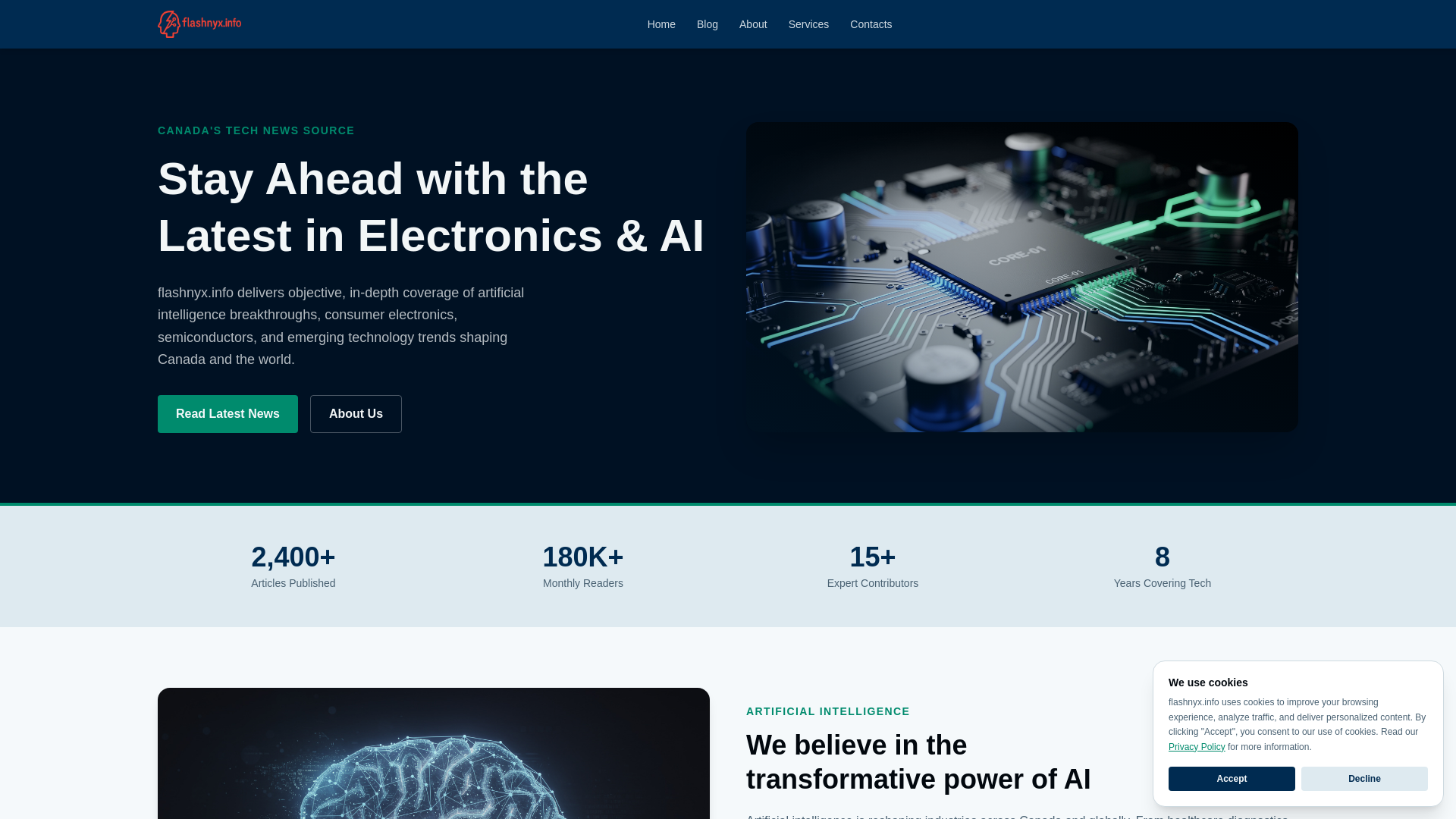 website screenshot of https://flashnyx.info/