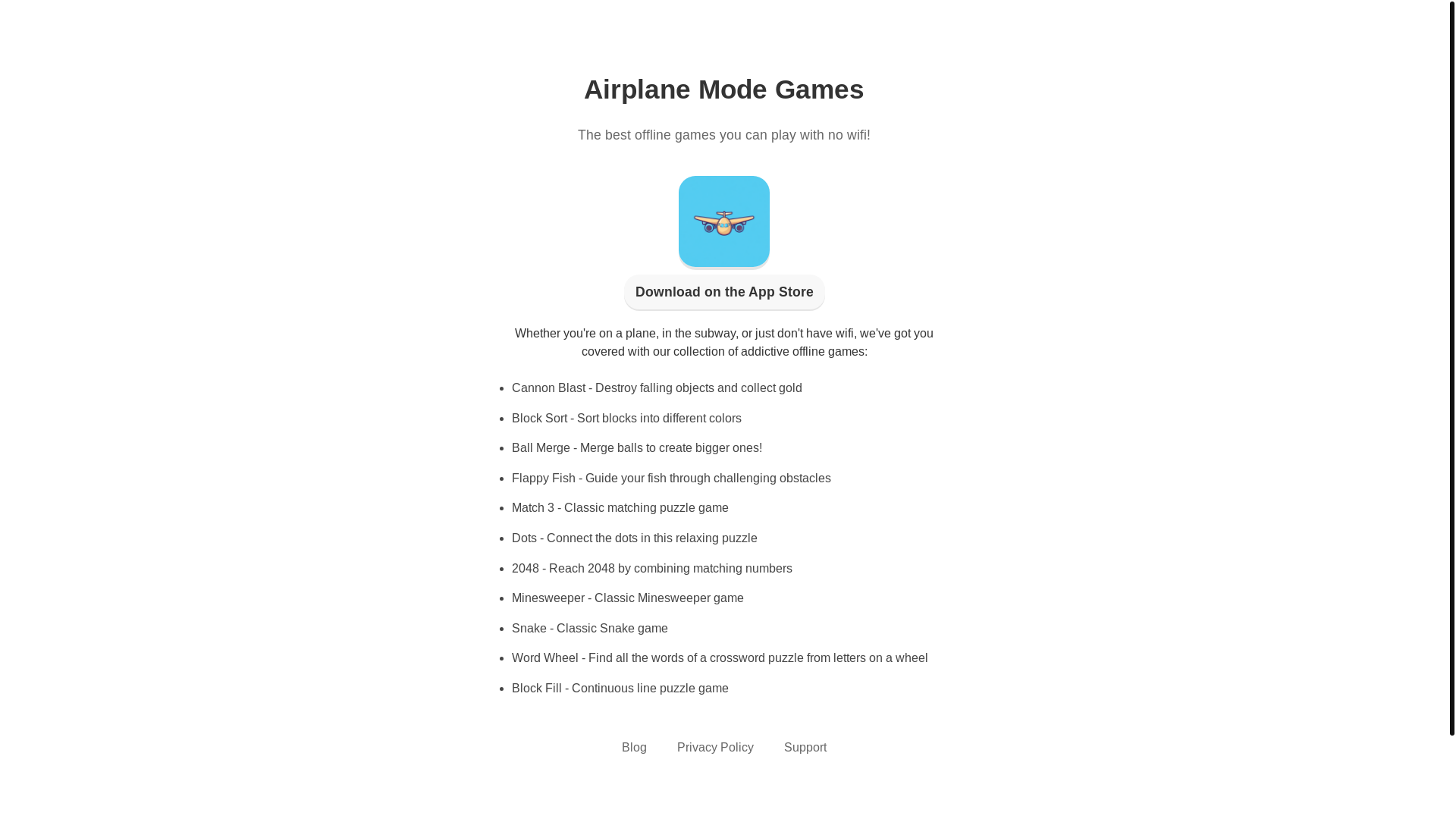 website screenshot of https://airplanemodegamesmarketing.pages.dev/