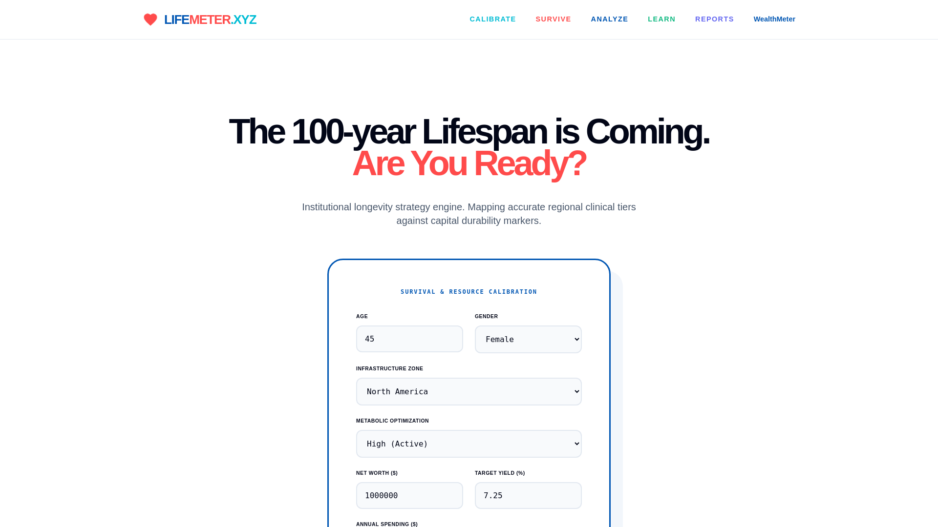 website screenshot of https://lifemeterxyz.pages.dev/