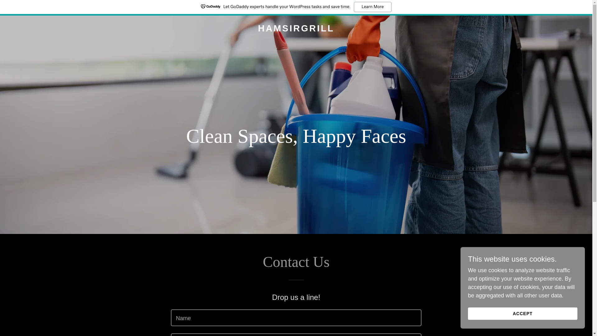 website screenshot of https://hamsirgrill.com/