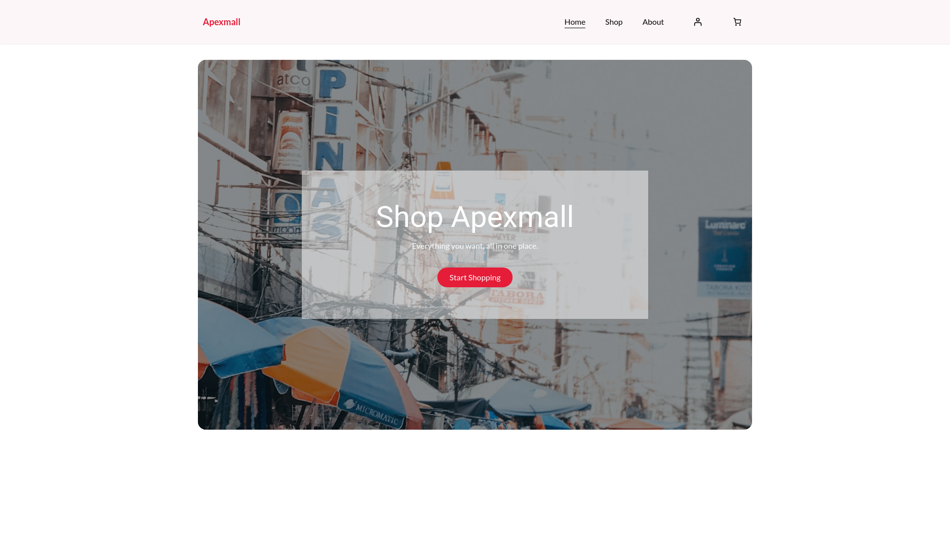 website screenshot of https://apexmall.co.uk/