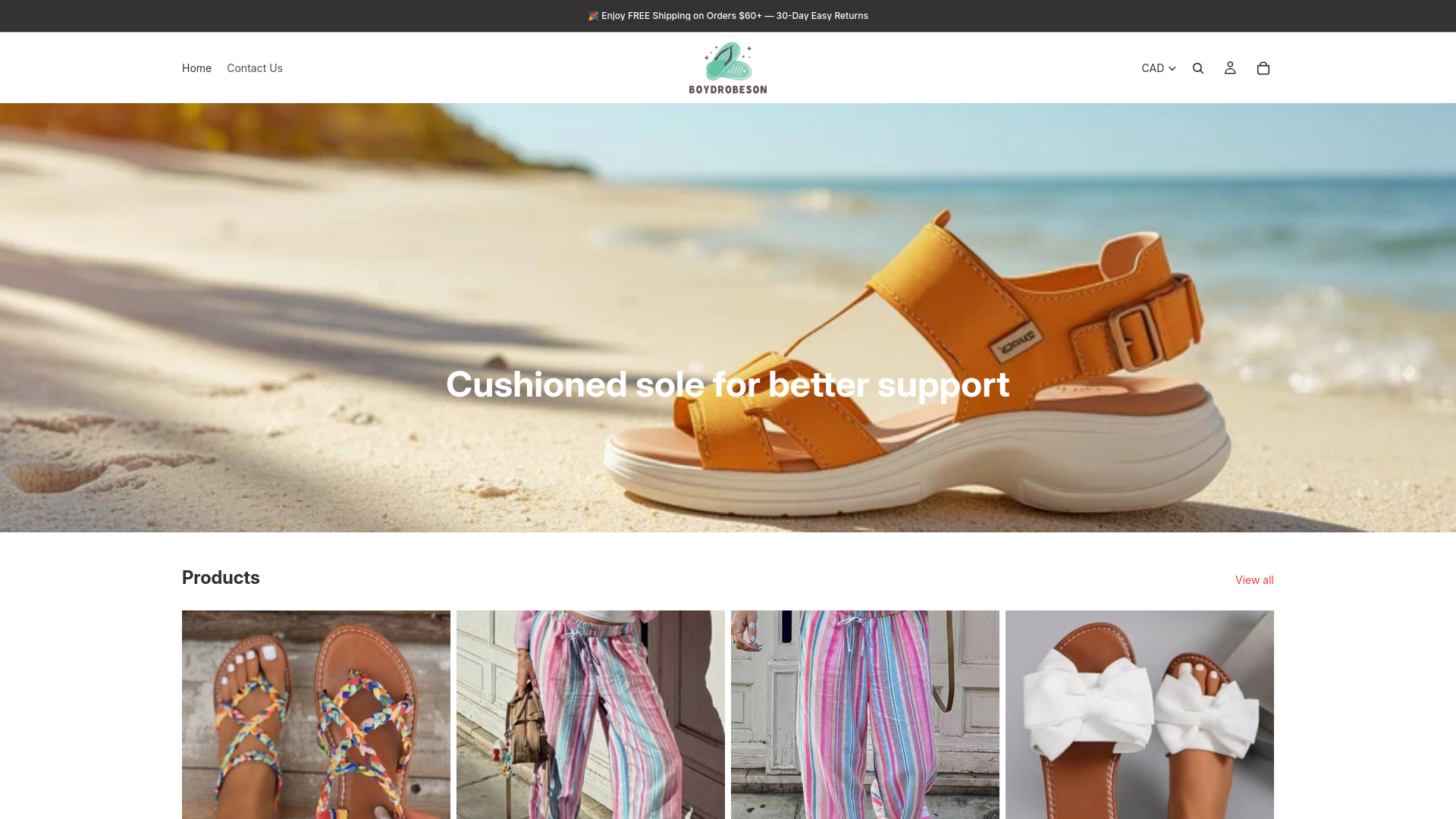 website screenshot of https://boydrobeson.com