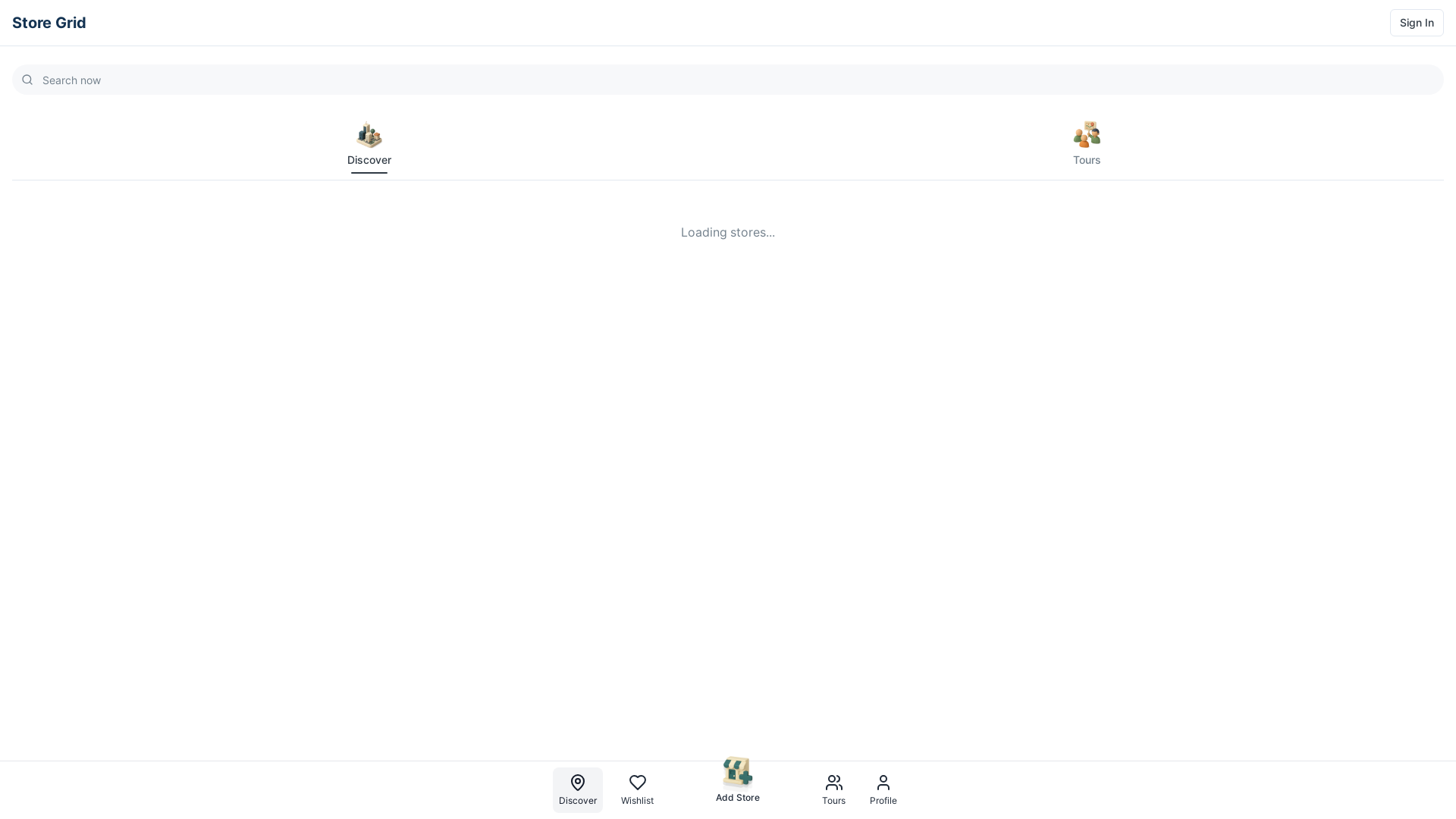 website screenshot of https://store-grid.com/