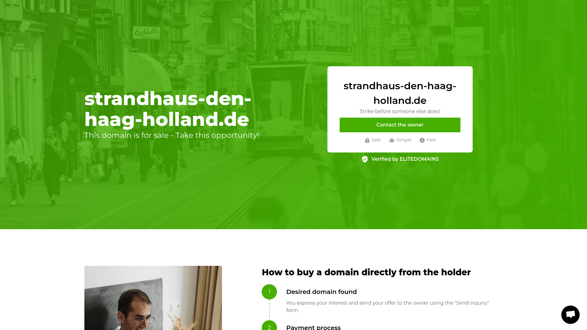 website screenshot of https://strandhaus-den-haag-holland.de