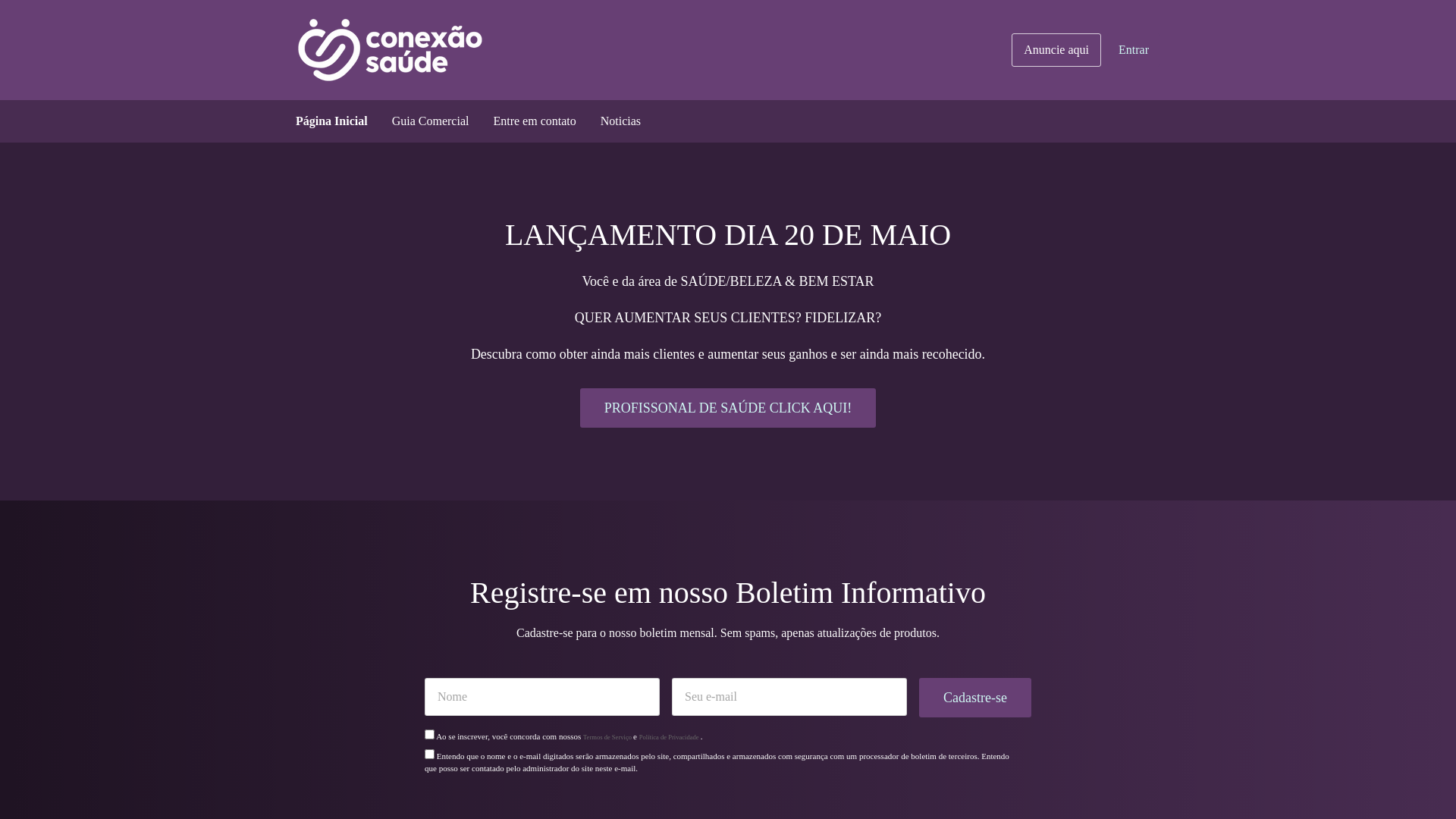 website screenshot of https://saudeagora.tv/