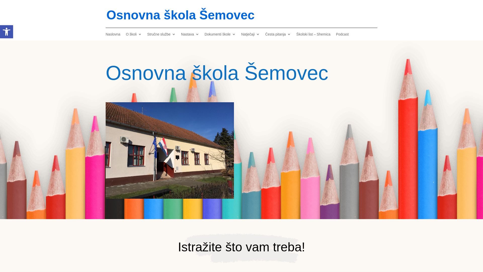 website screenshot of https://os-semovec.info/