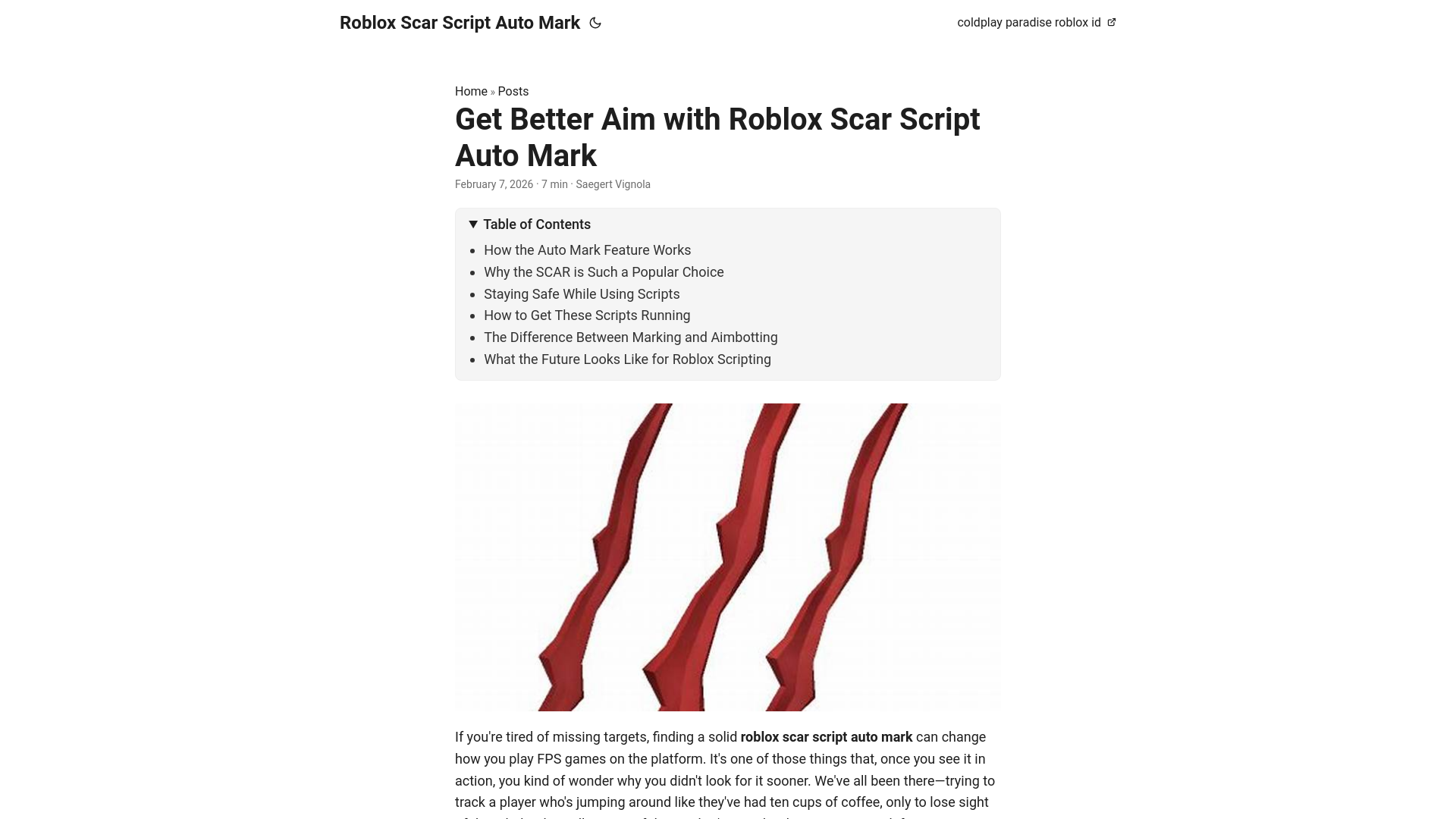website screenshot of https://roblox-scar-script-auto-mark.pages.dev/