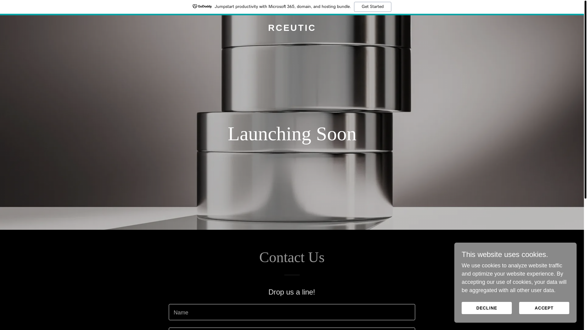 website screenshot of https://rceutic.com/