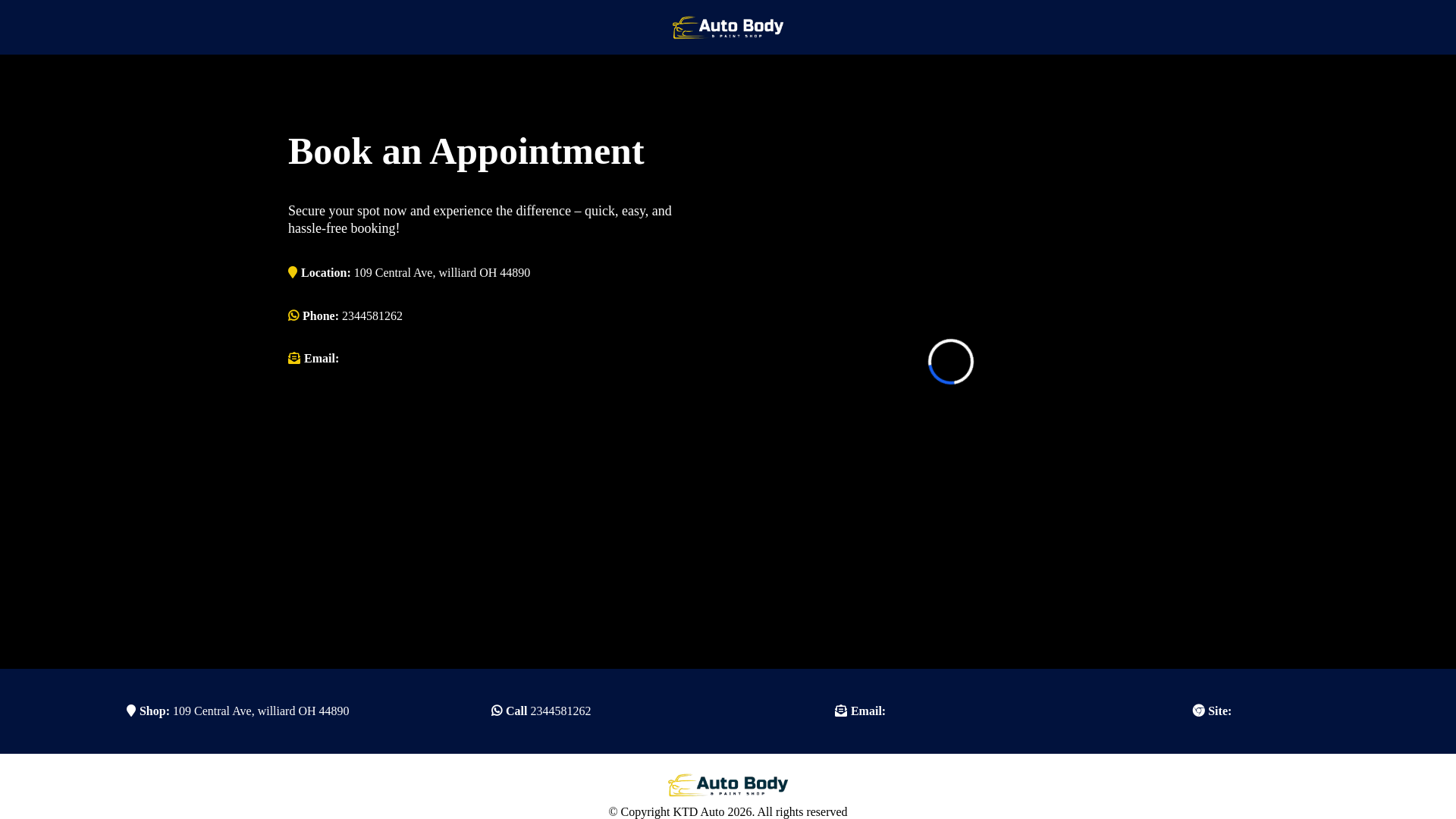 website screenshot of https://greatnessauto.org