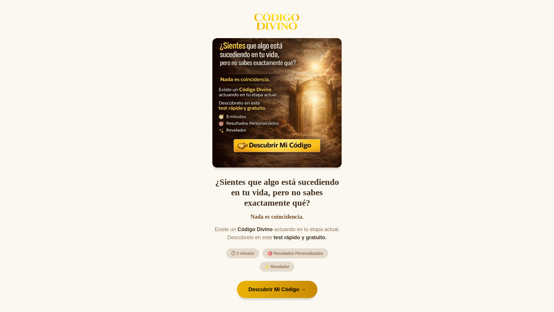 website screenshot of https://quizcodigodivino.site/