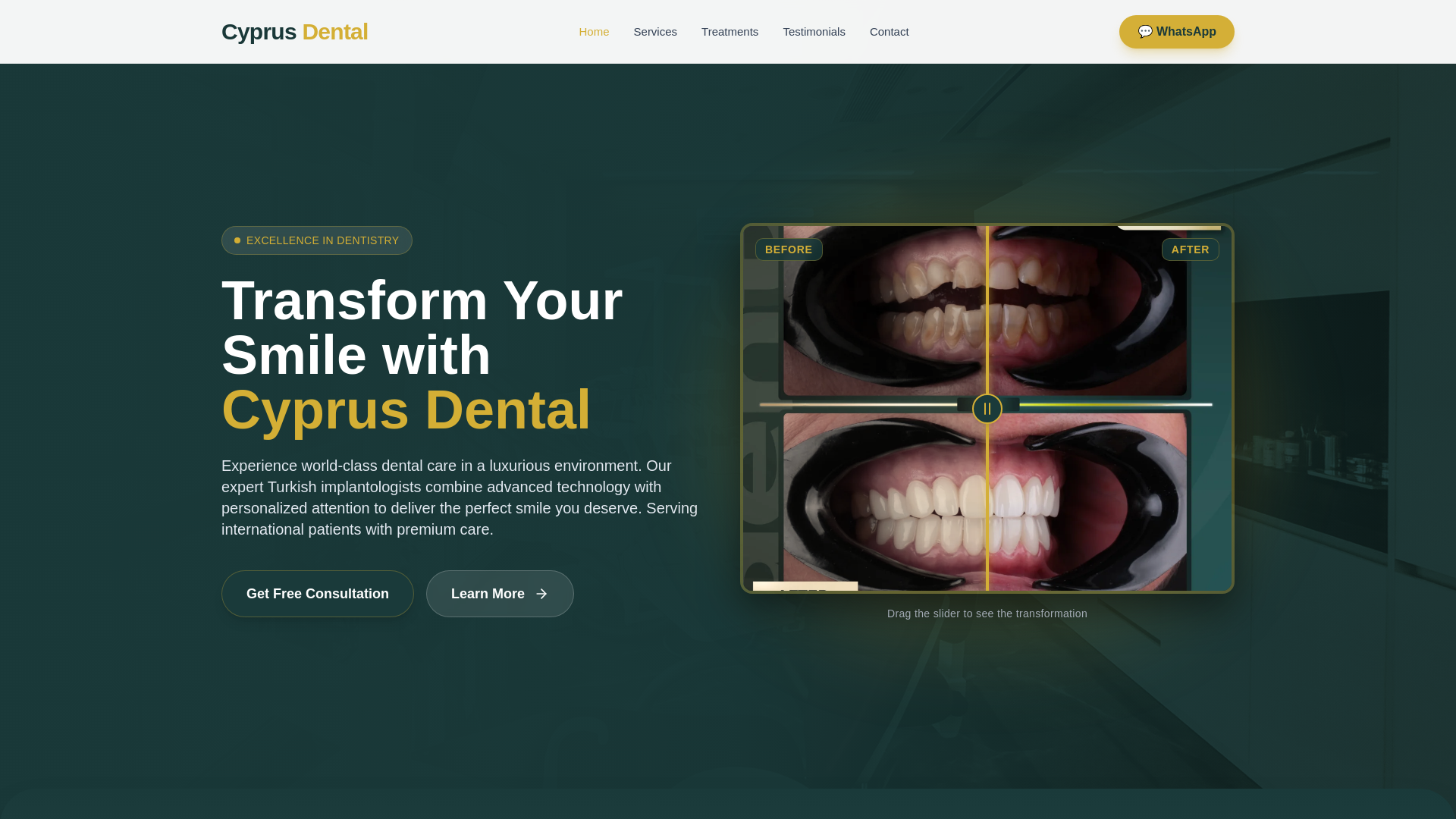 website screenshot of https://cyprusdentalimplants.com/