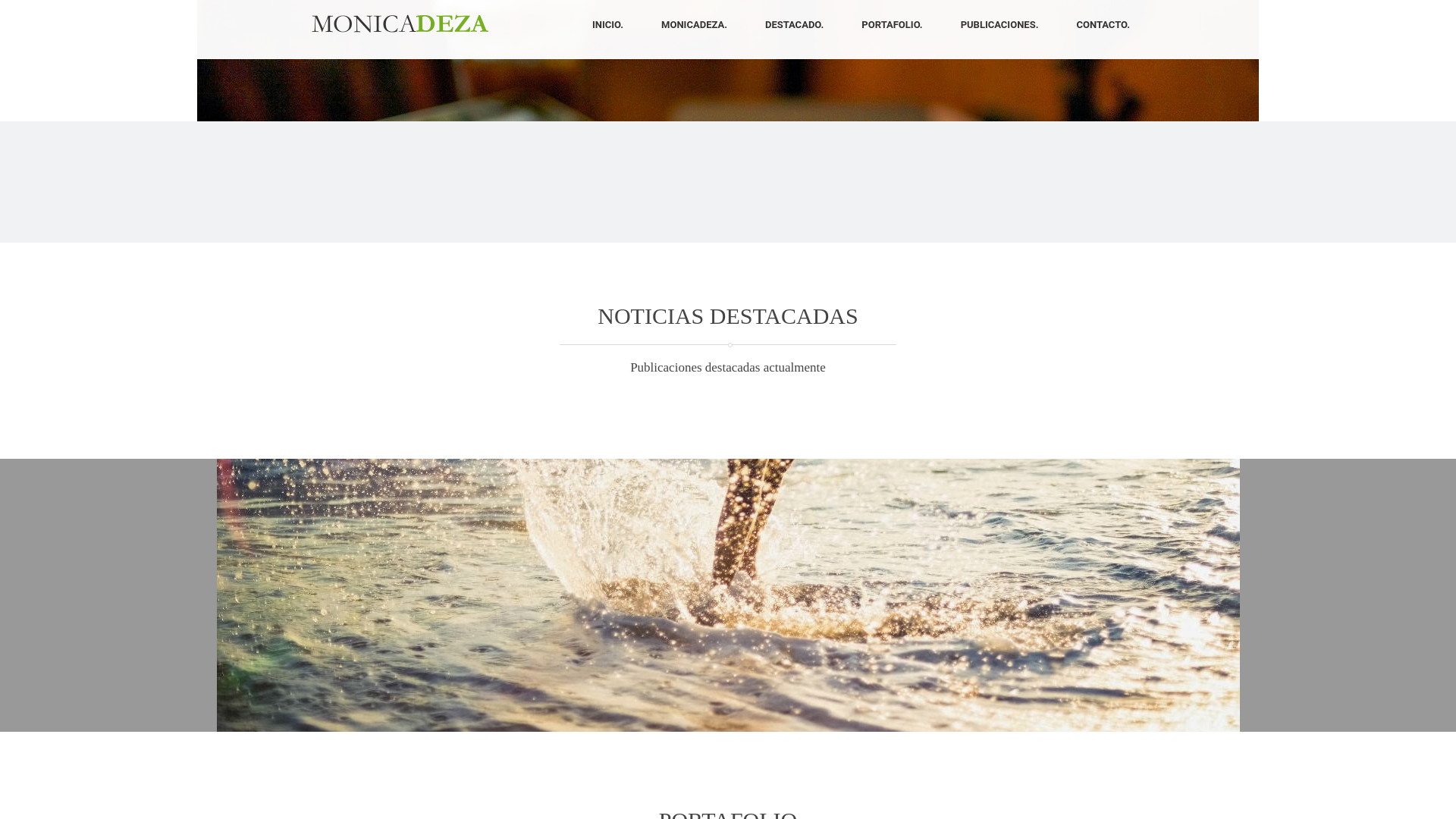 website screenshot of https://monicadeza.pages.dev/