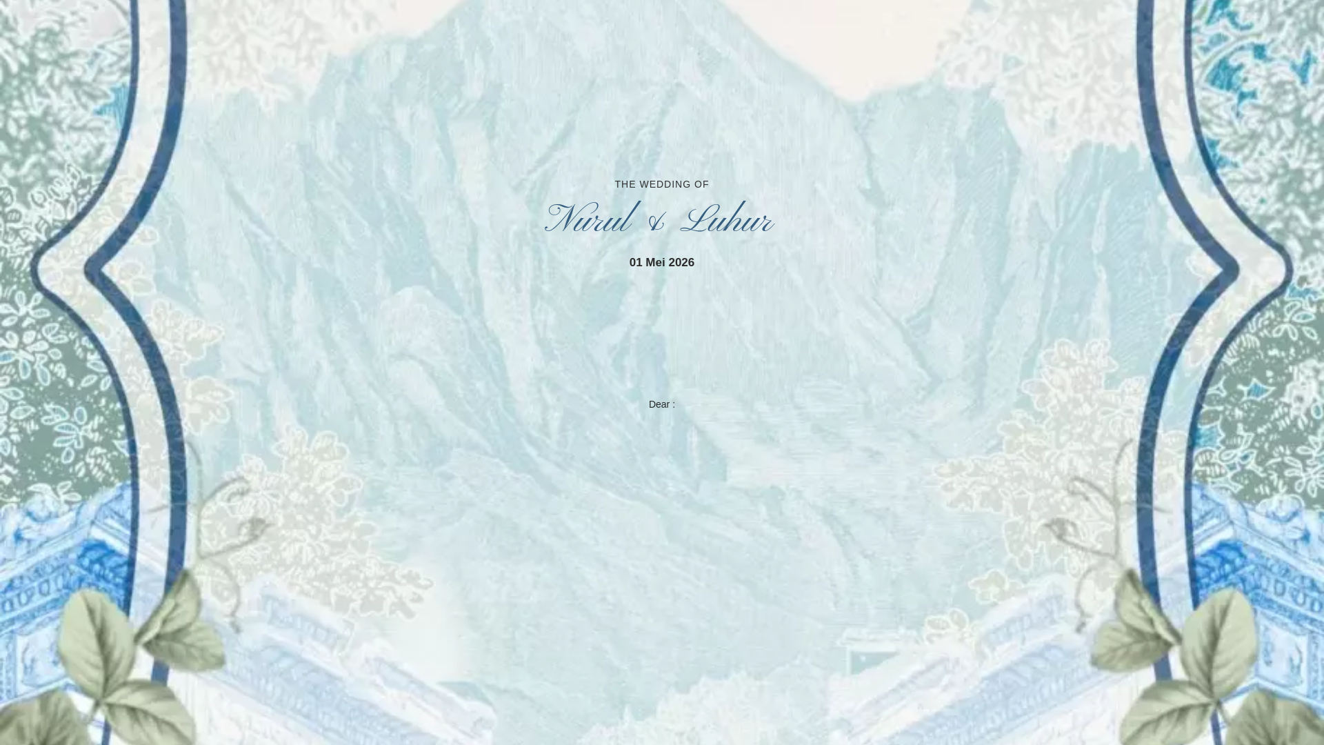 website screenshot of https://ndinvite.com/nurul-dan-luhur/?to=FA%C4%B0Z+MIPA+3