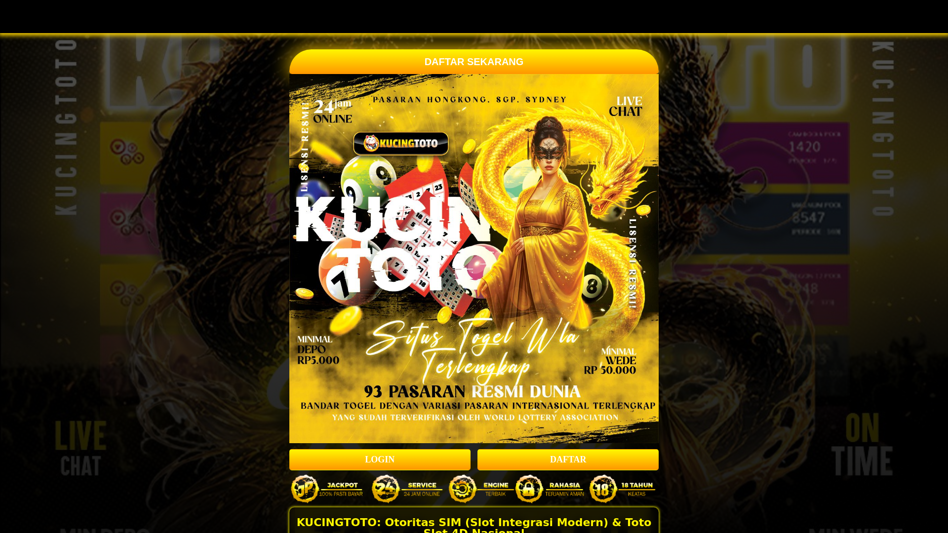 website screenshot of https://kucingtoto-leeds.pages.dev/