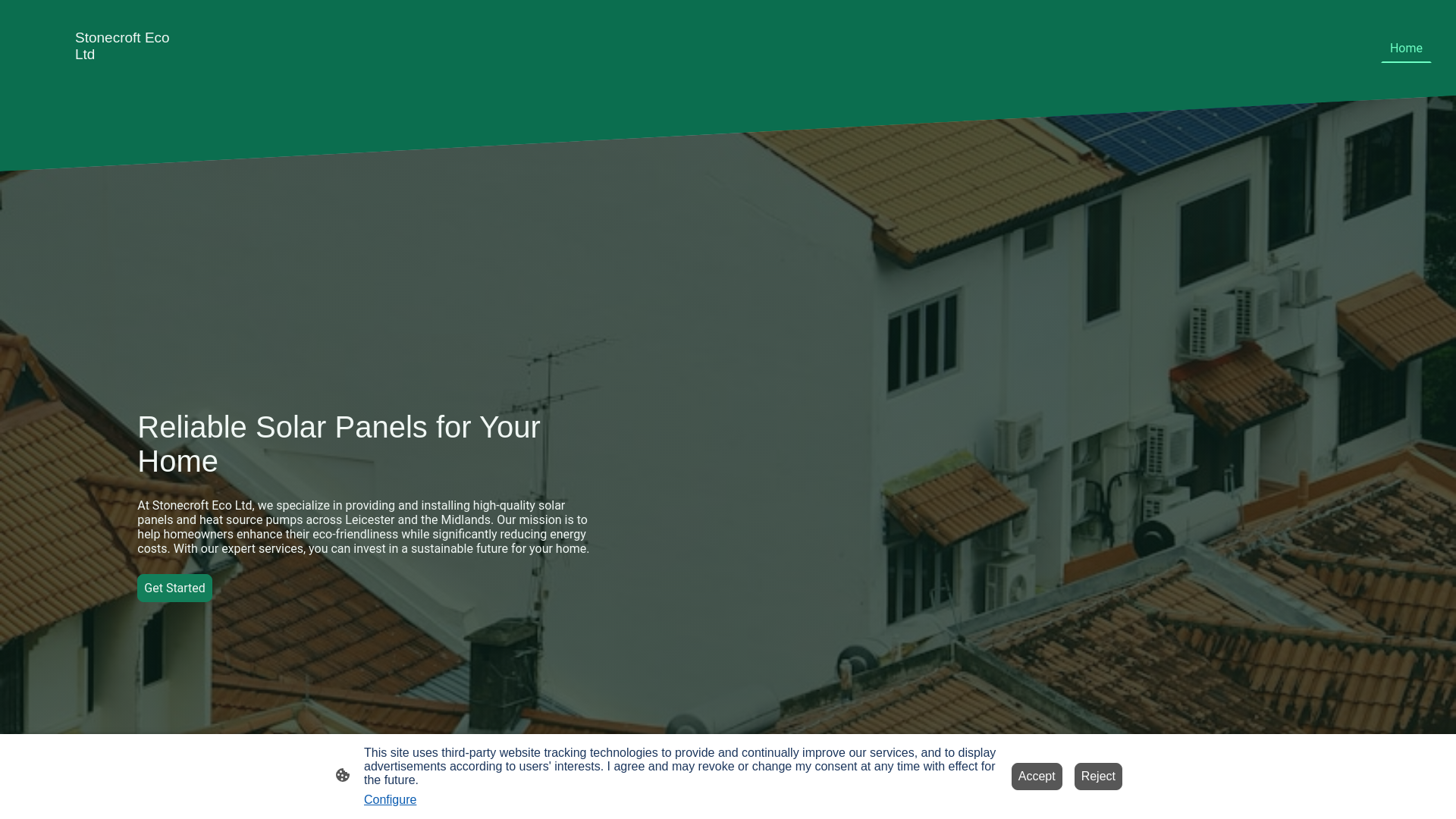 website screenshot of https://stonecrofteco.co.uk