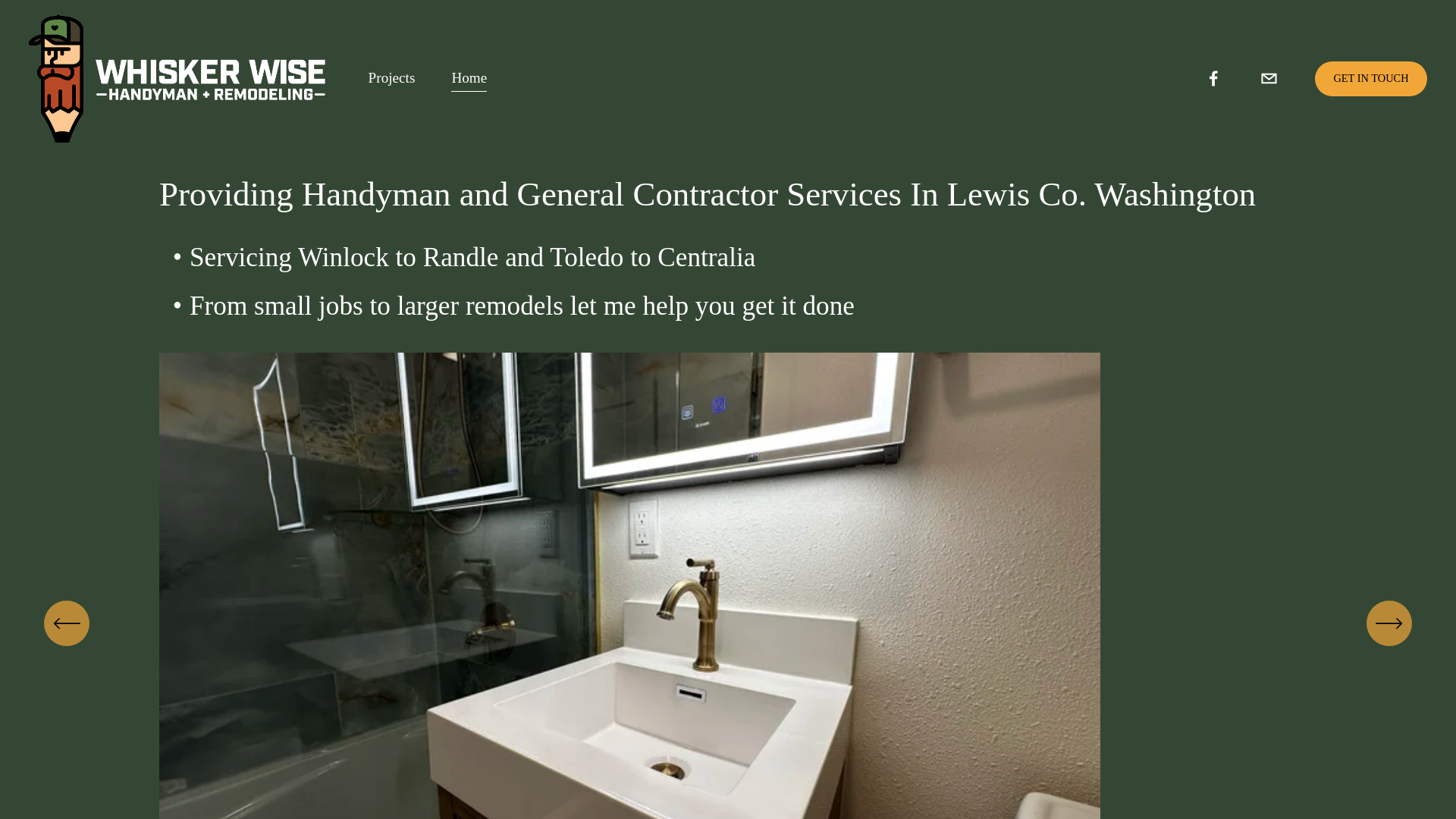 website screenshot of https://whiskerwise-handyman-remodel.com/