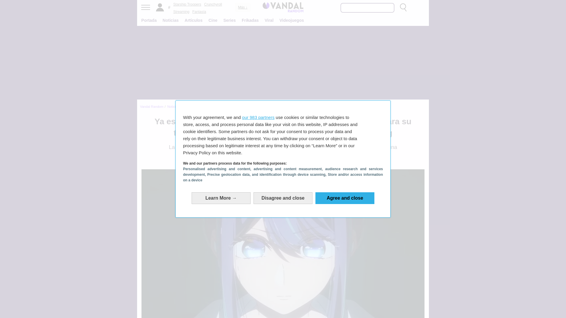website screenshot of https://vandal.elespanol.com/random/ya-es-oficial-el-anime-de-moda-confirma-un-final-especial-con-una-duracion-de-pelicula-en-streaming/40902.html