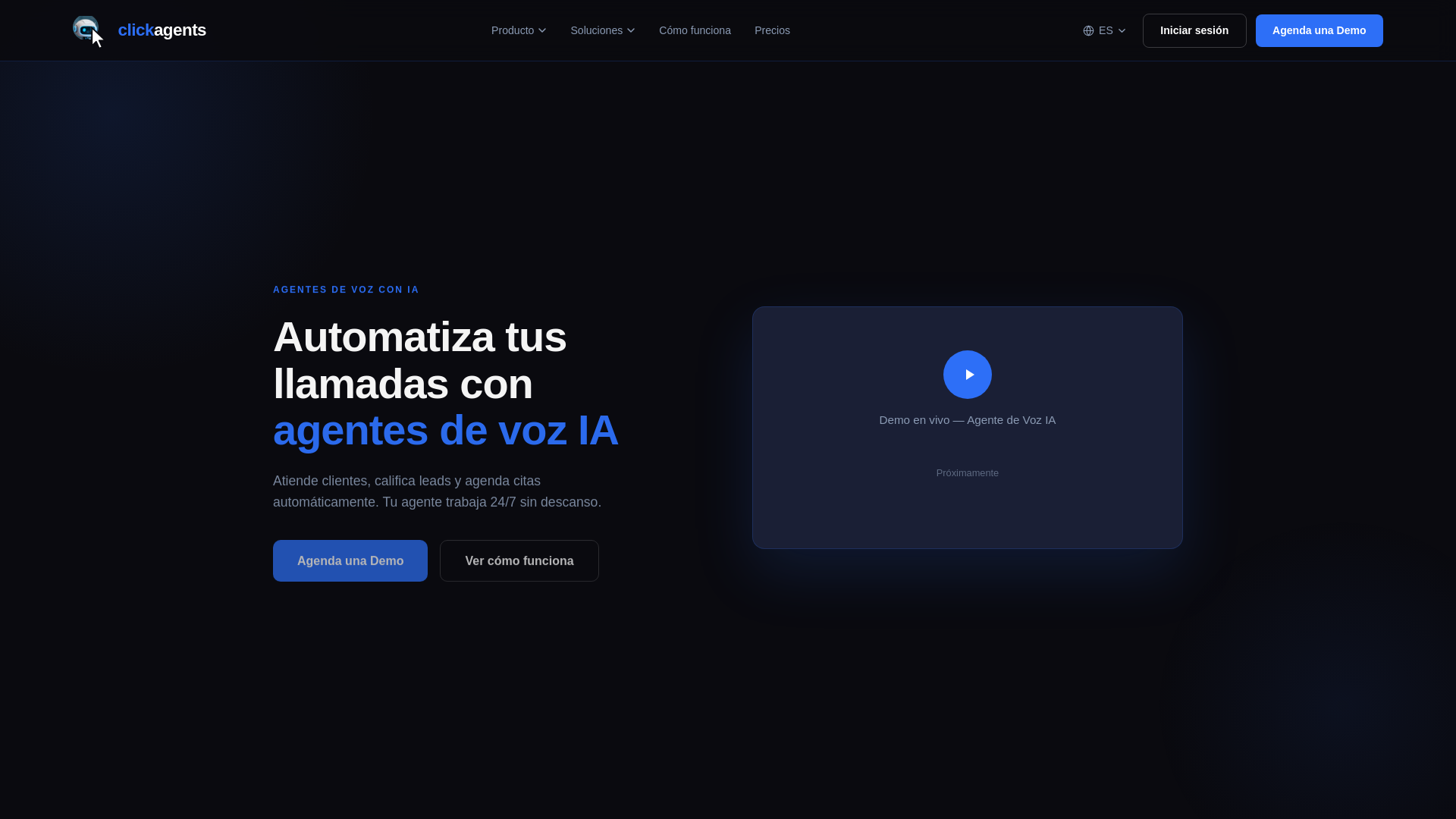 website screenshot of https://click-agents.pages.dev/