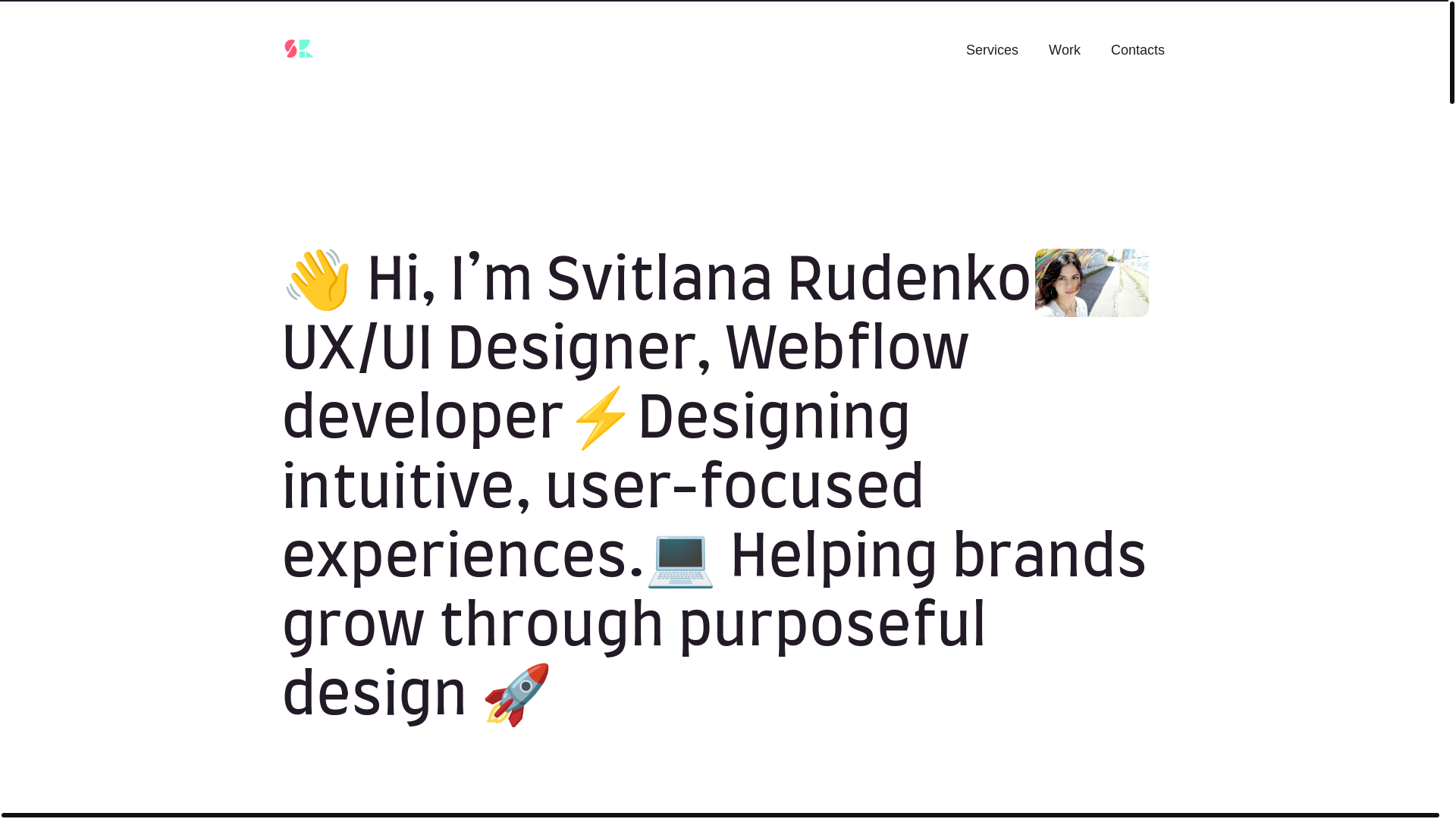 website screenshot of https://personal-landing.pages.dev/