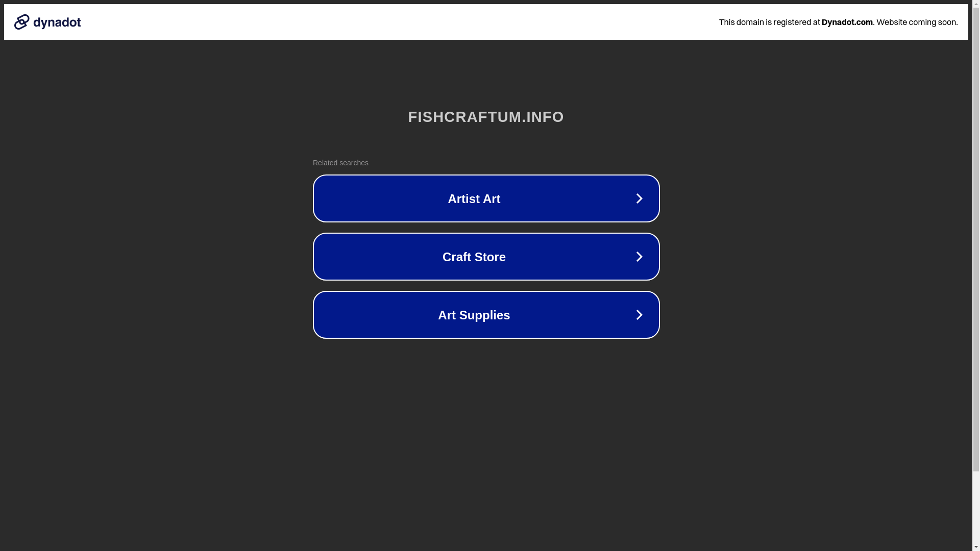website screenshot of https://fishcraftum.info/