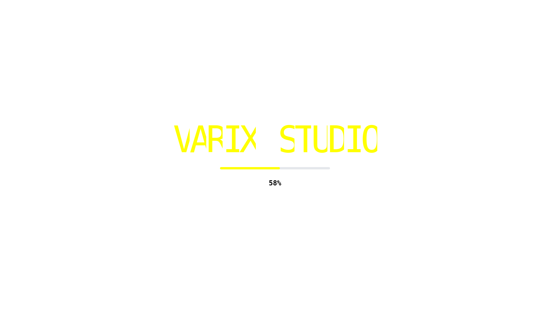 website screenshot of https://varixstudio.xyz/