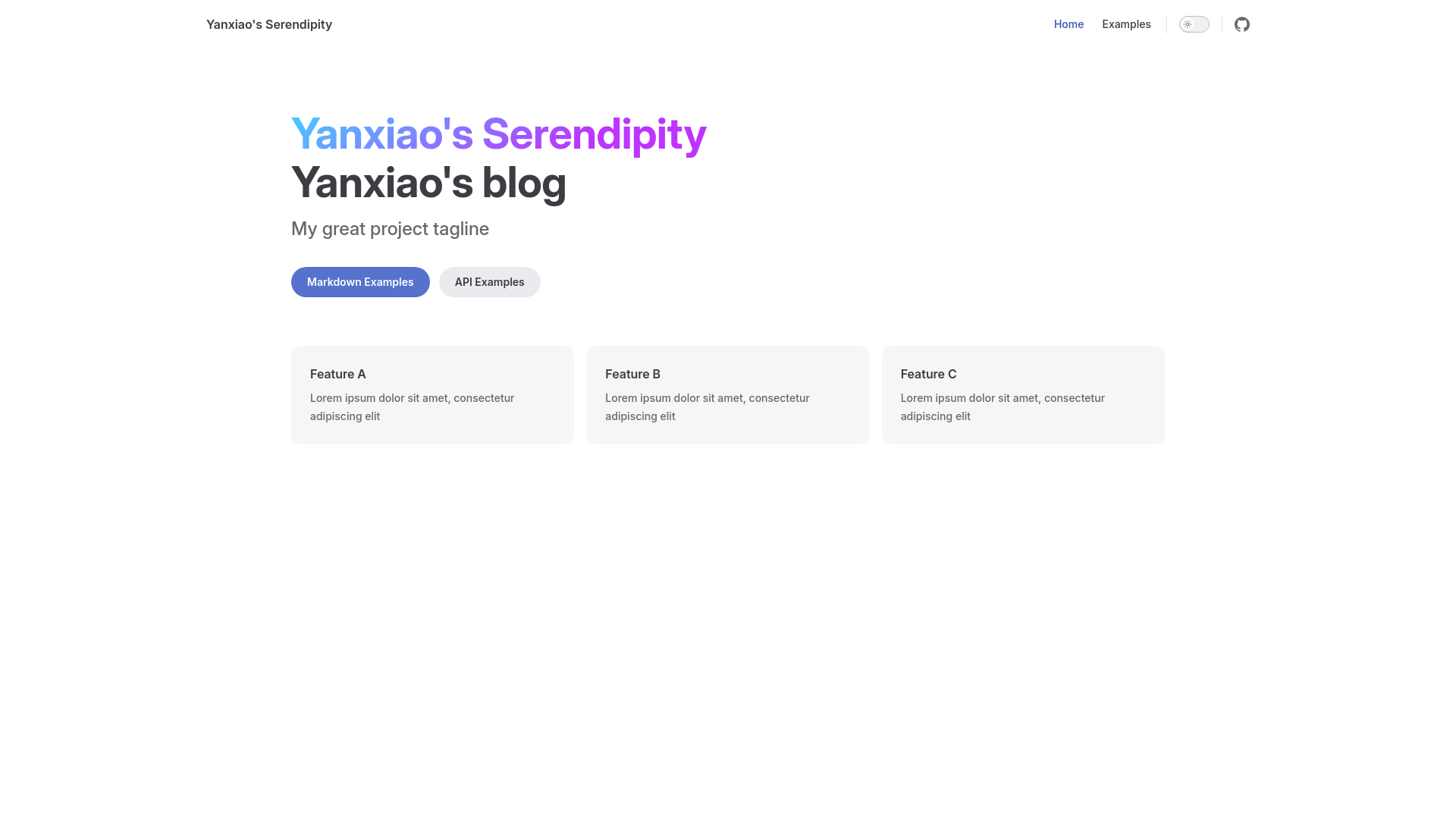 website screenshot of https://blog-vitepress-3kd.pages.dev/