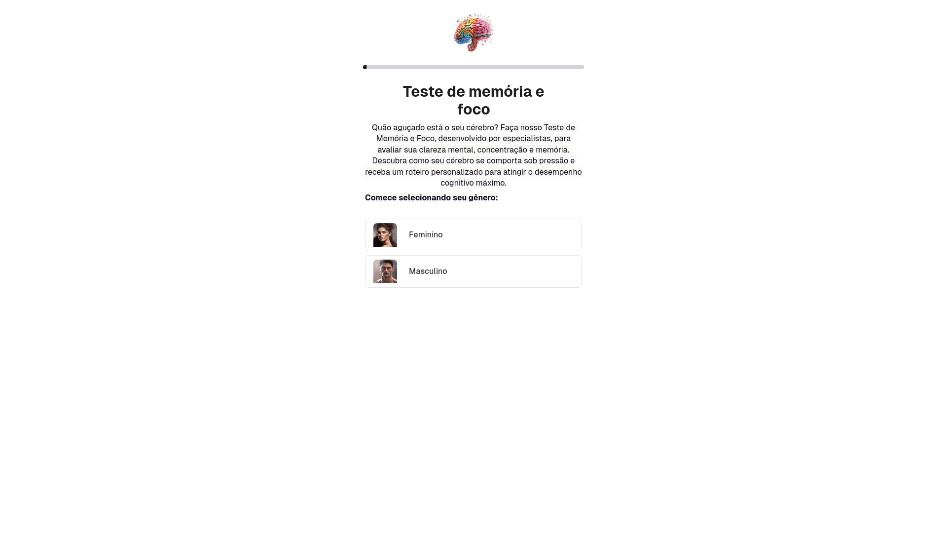 website screenshot of https://neurofocusexclusivo.com.br/