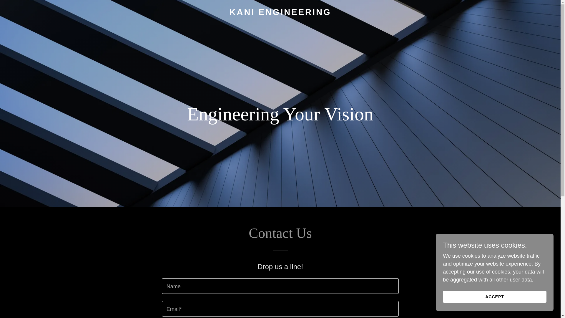 website screenshot of https://kaniengineering.ca/