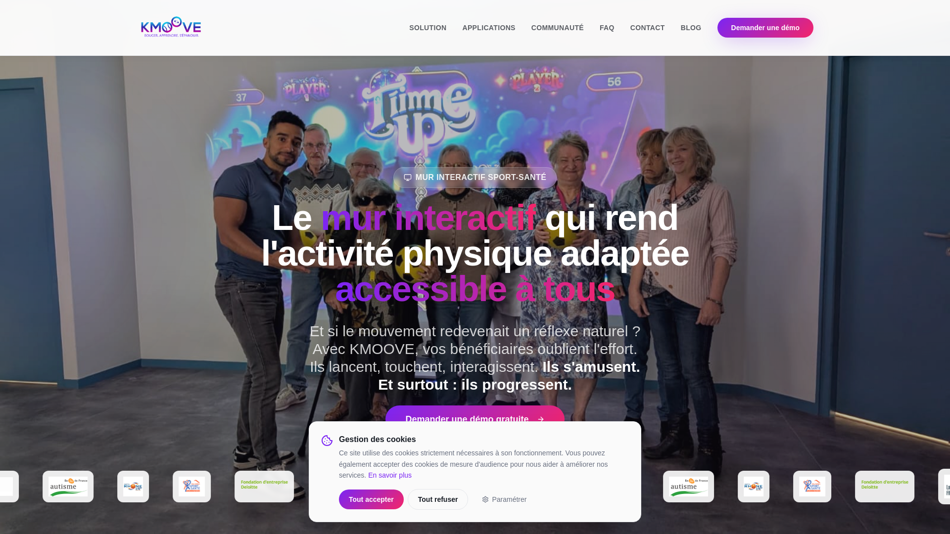website screenshot of https://kmoove-pro.com/