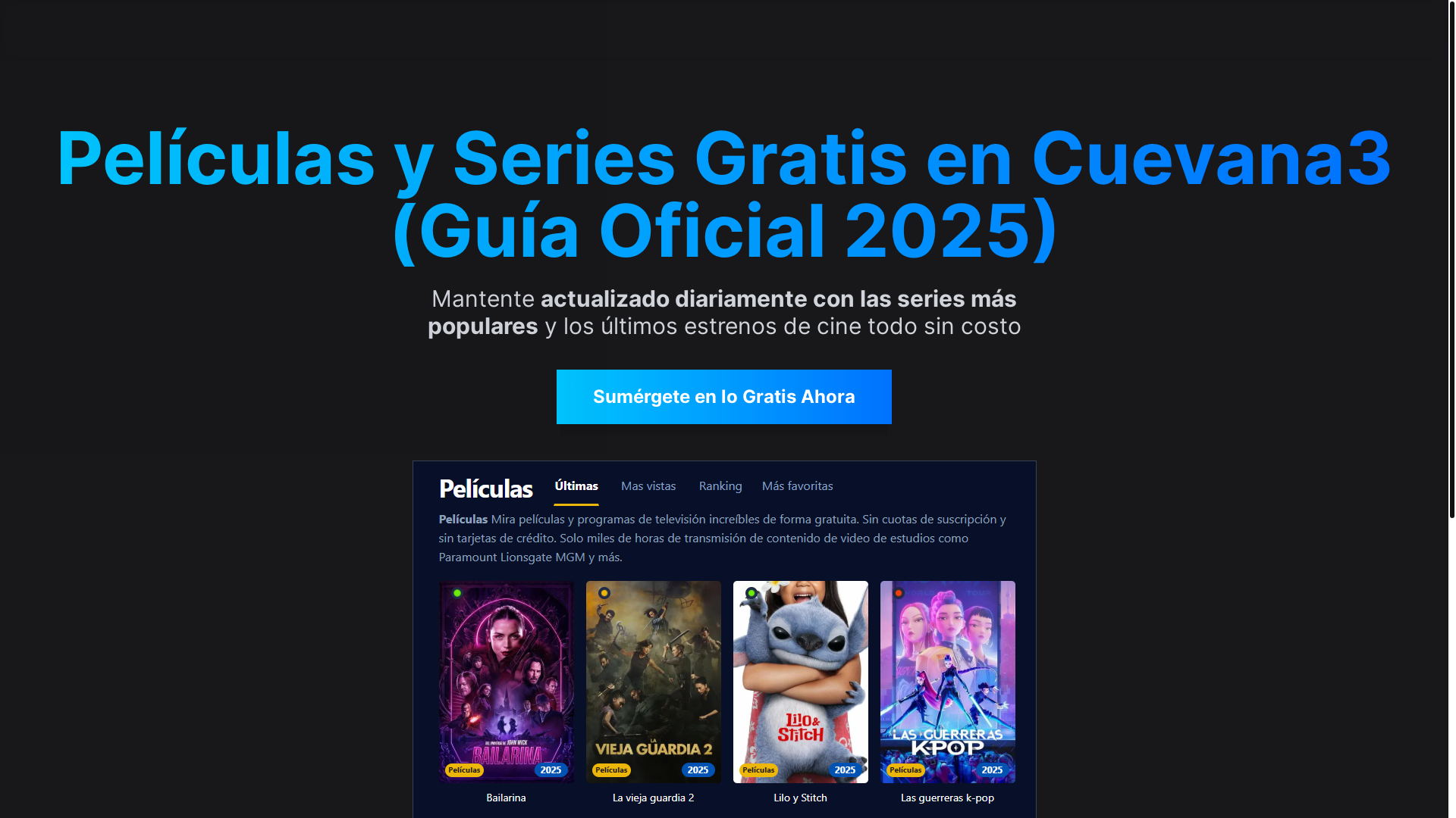 website screenshot of https://cuevana3-vj9r.pages.dev/