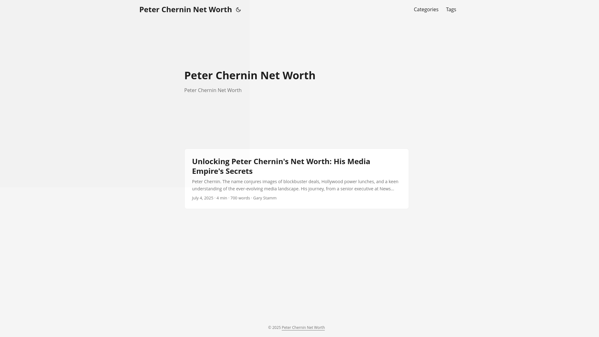 website screenshot of https://peter-chernin-net-worth.pages.dev/
