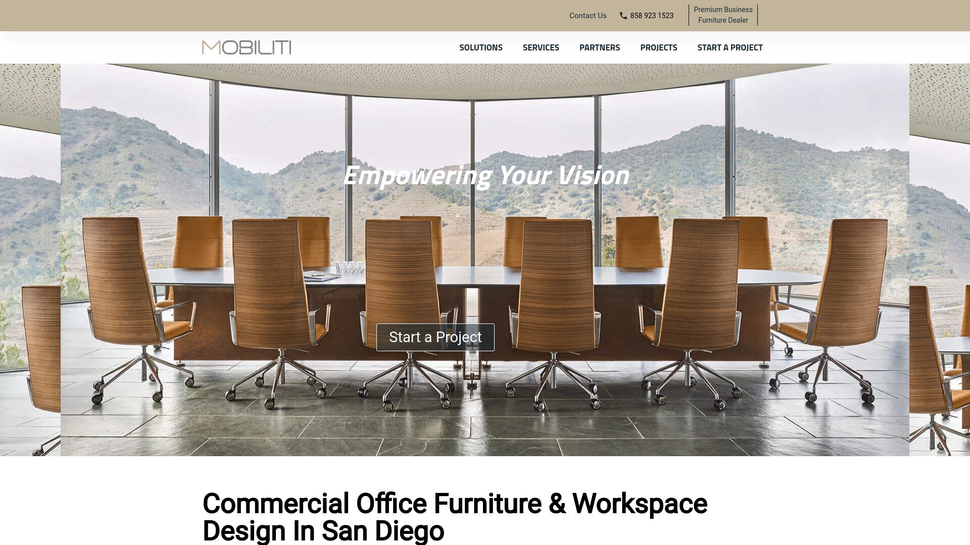 website screenshot of https://mobilitifurniture.com/