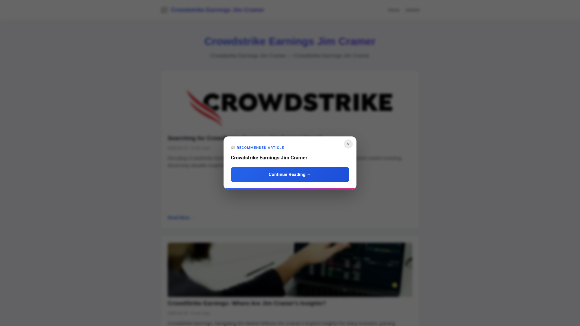 website screenshot of https://crowdstrike-earnings-jim-cramer.pages.dev/