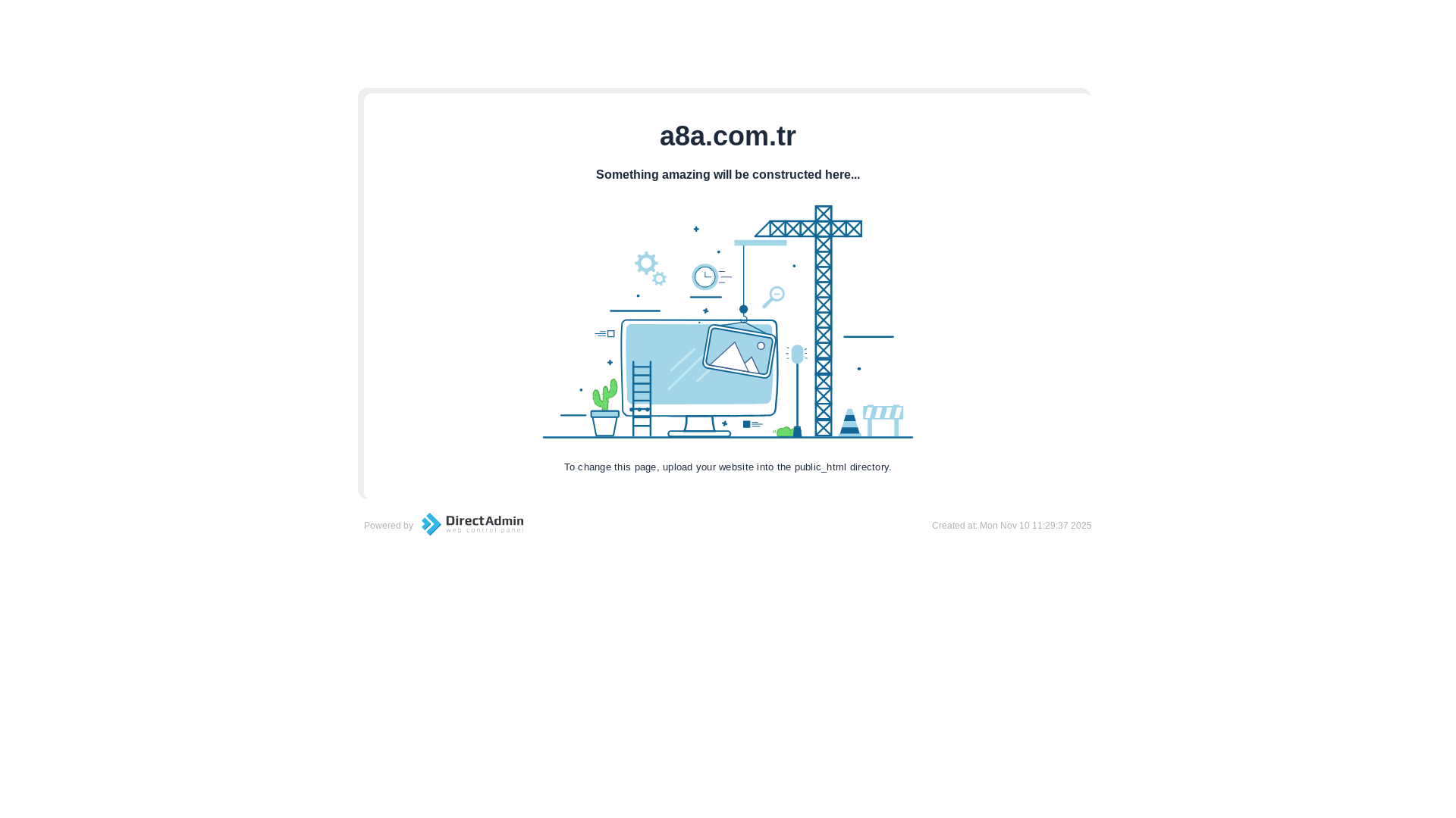 website screenshot of https://a8a.com.tr/