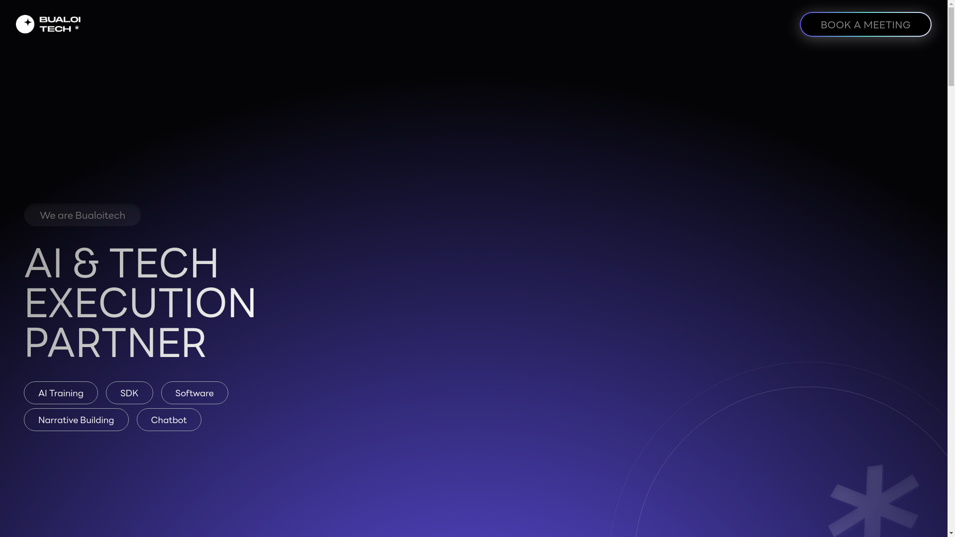 website screenshot of https://bualoitech-landing.pages.dev/