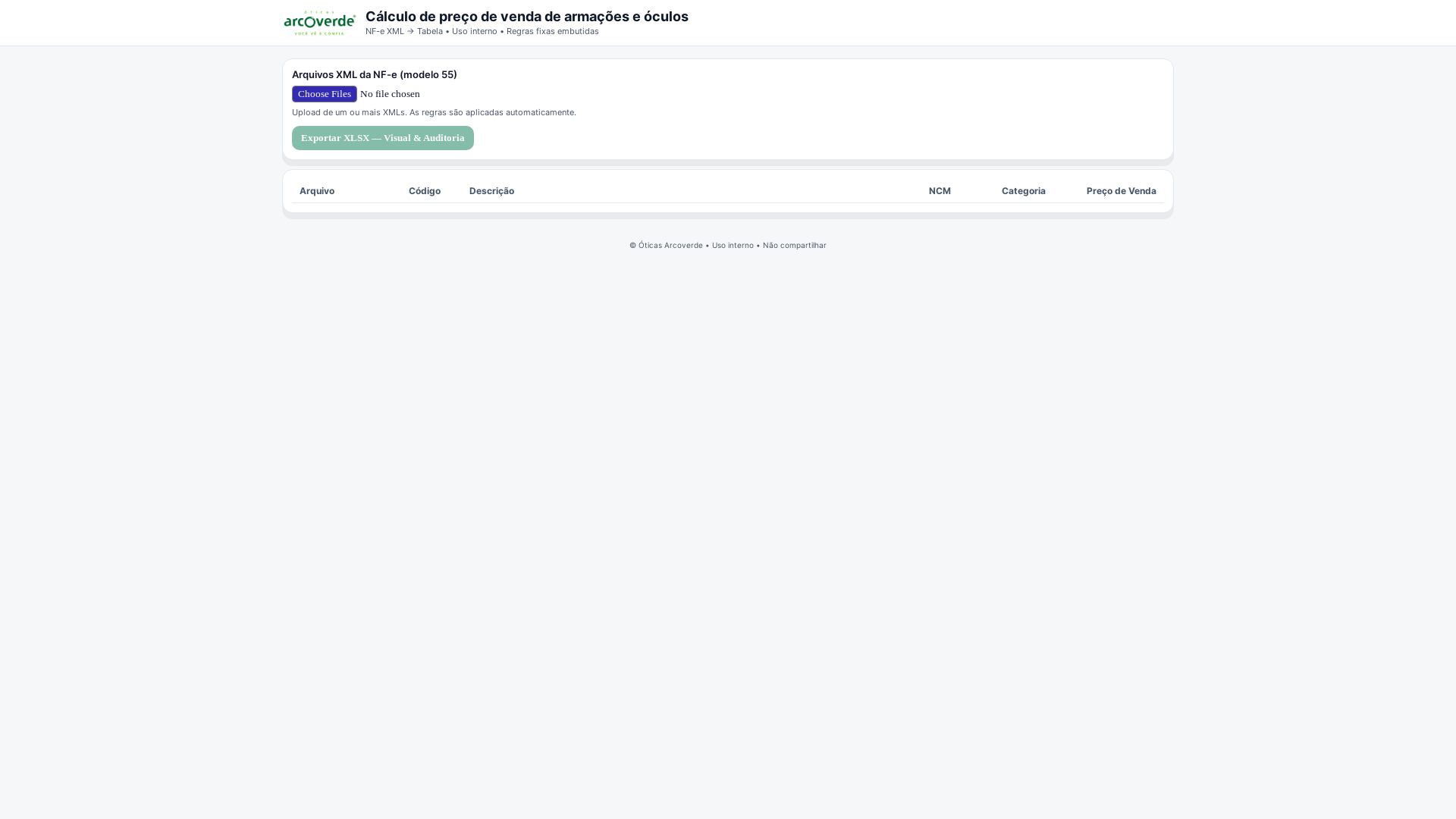 website screenshot of https://calculadoranfe.pages.dev/