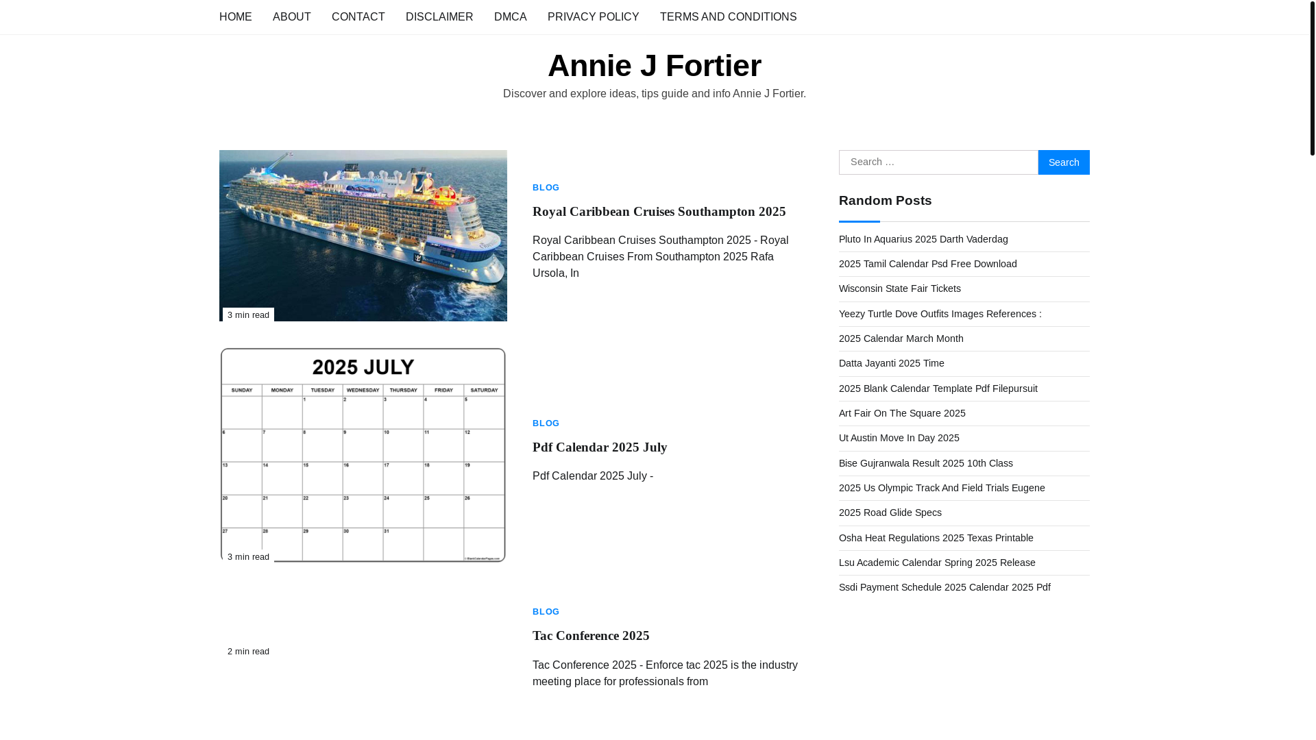 website screenshot of https://anniejfortierm.pages.dev/