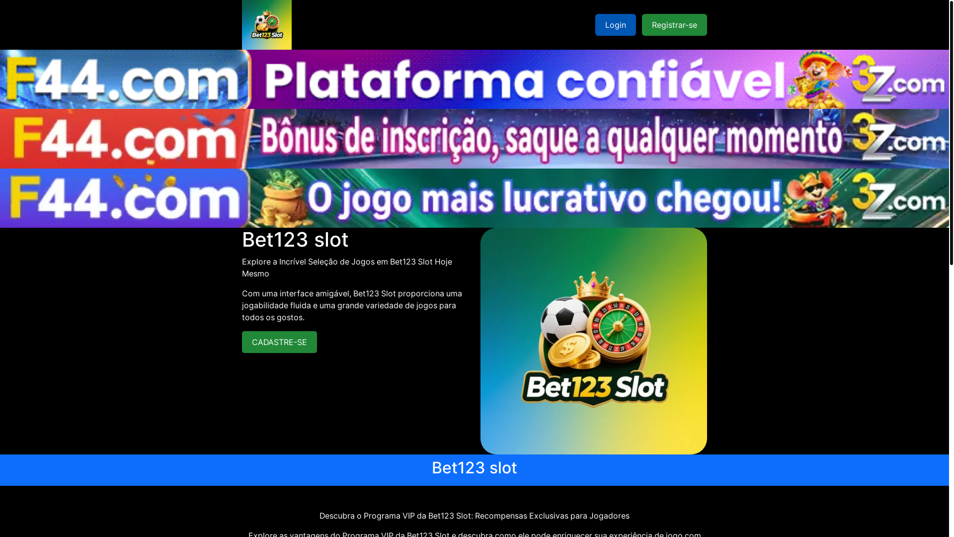 website screenshot of https://bet123-slot.com/