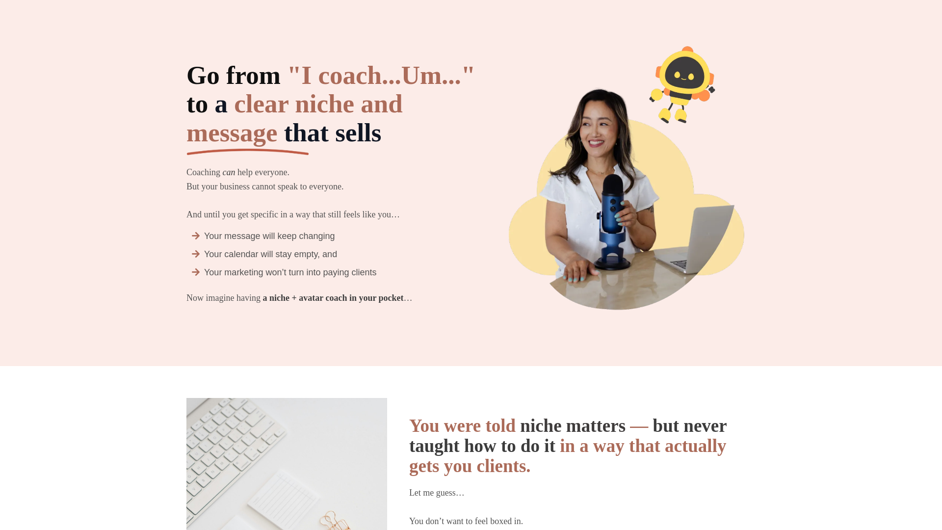 website screenshot of https://6figurenichebuilder.com/