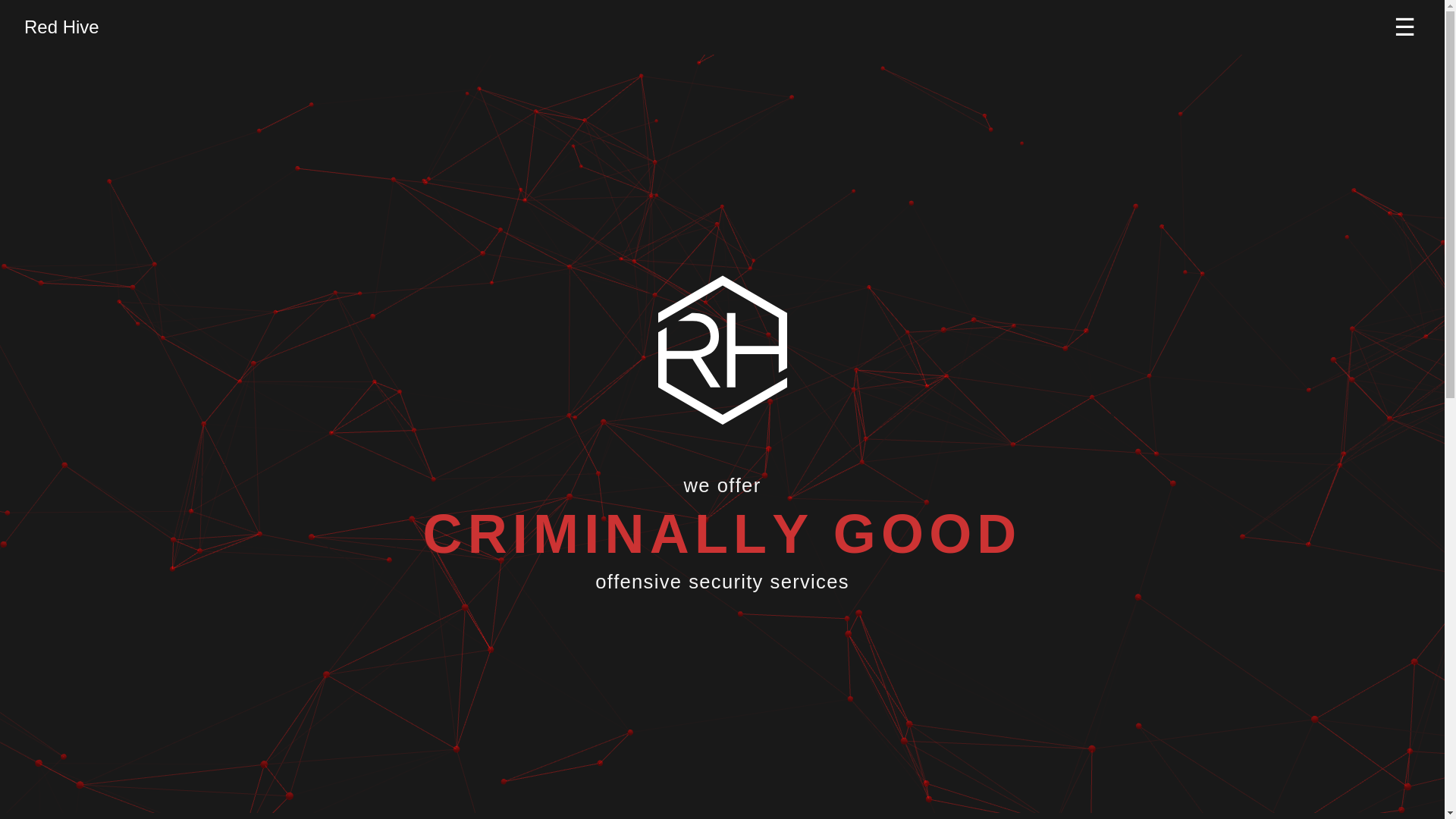 website screenshot of https://hive.red/