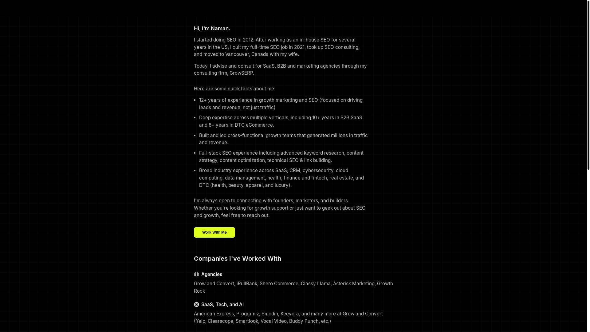 website screenshot of https://namannepal.pages.dev/
