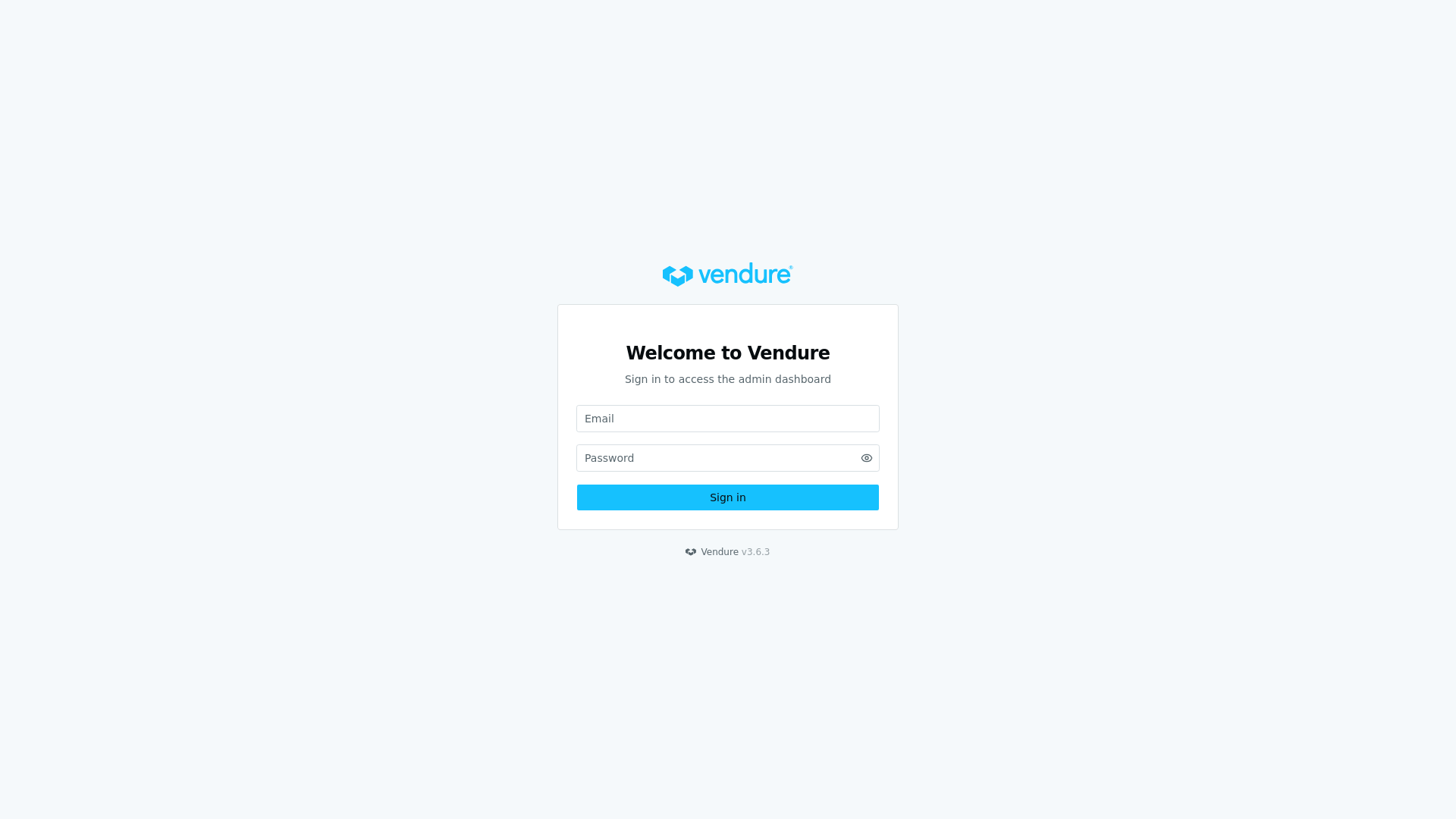 website screenshot of https://vendure-dashboard-dws.pages.dev/